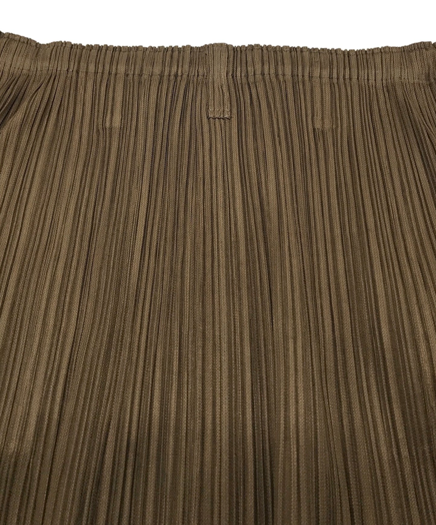 [Pre-owned] PLEATS PLEASE Long pleated skirt with belt loop pockets PP33-JG446