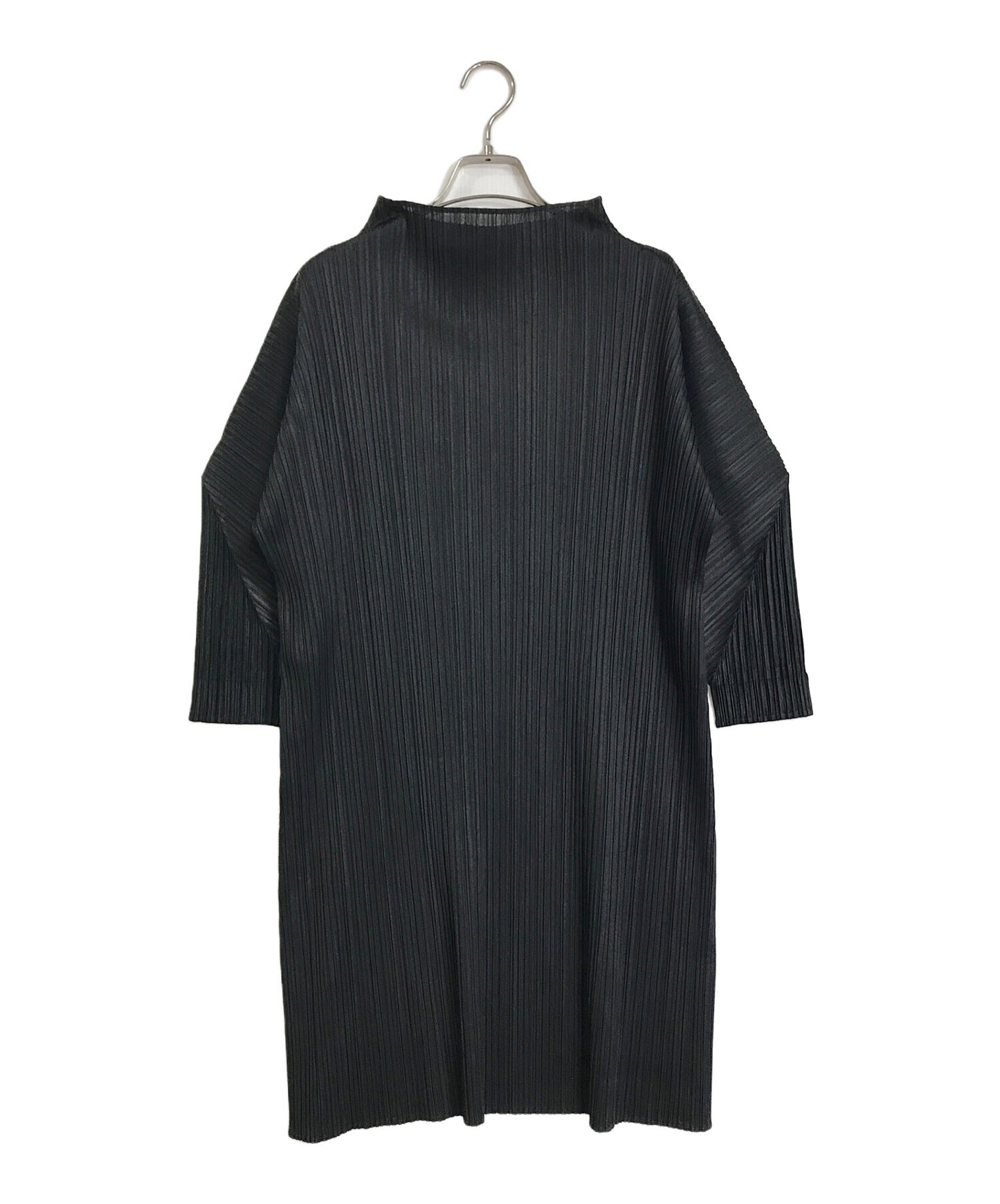 [Pre-owned] PLEATS PLEASE Pleated dress with 3/4-length sleeves design dress PP91-JH615 PP91-JH615