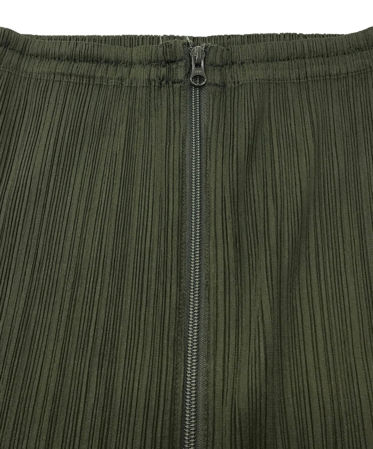 [Pre-owned] PLEATS PLEASE Front full zip pleated skirt pleats skirt long skirt pleats skirt PP76-JG370