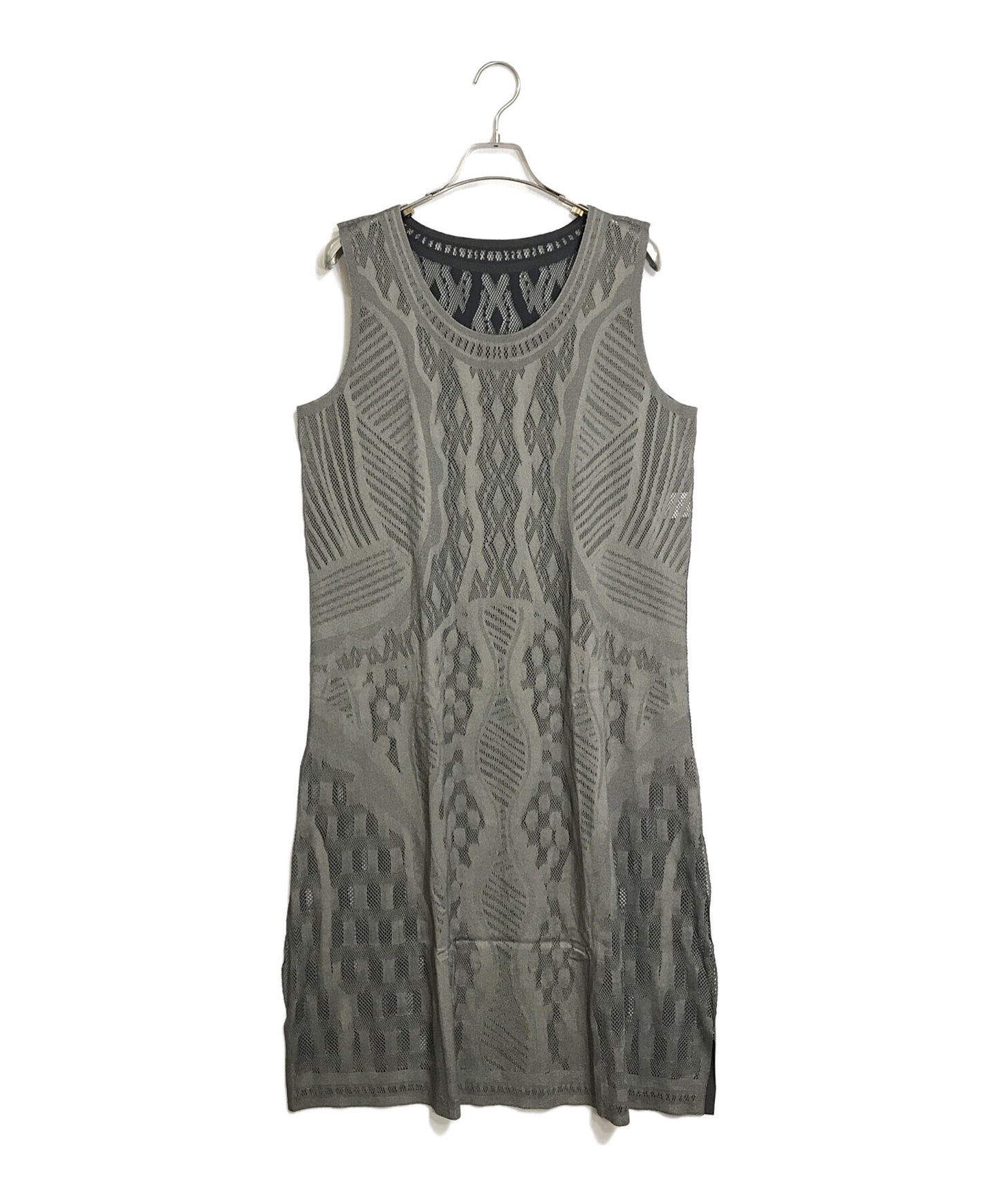 [Pre-owned] PLEATS PLEASE Mesh Design Sleeveless Long Dress Long Dress Made in Japan PP01LH933