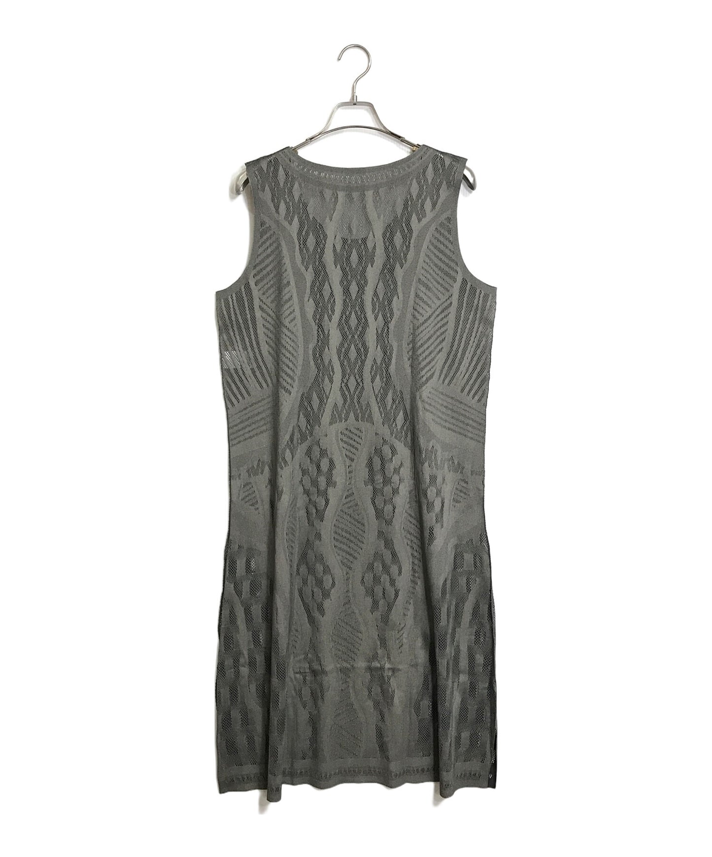 [Pre-owned] PLEATS PLEASE Mesh Design Sleeveless Long Dress Long Dress Made in Japan PP01LH933