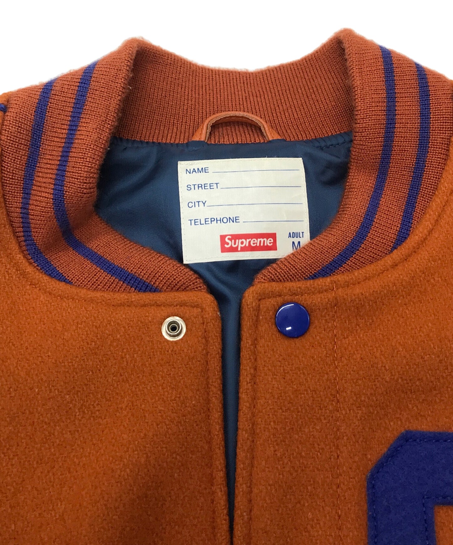 [Pre-owned] SUPREME 11AW HOLY TRINITY Jacket S Logo Wool Varsity Jacket