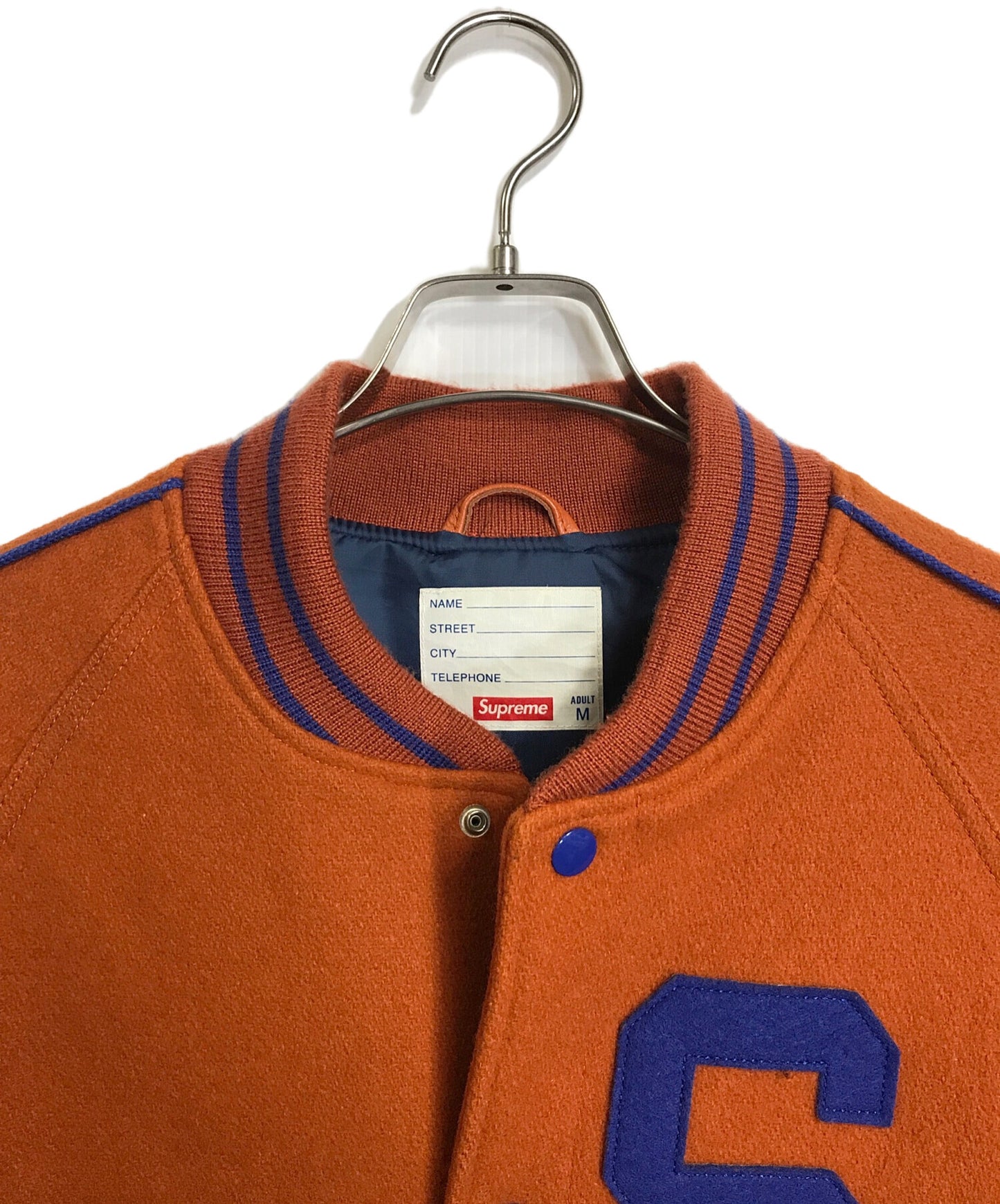 [Pre-owned] SUPREME 11AW HOLY TRINITY Jacket S Logo Wool Varsity Jacket