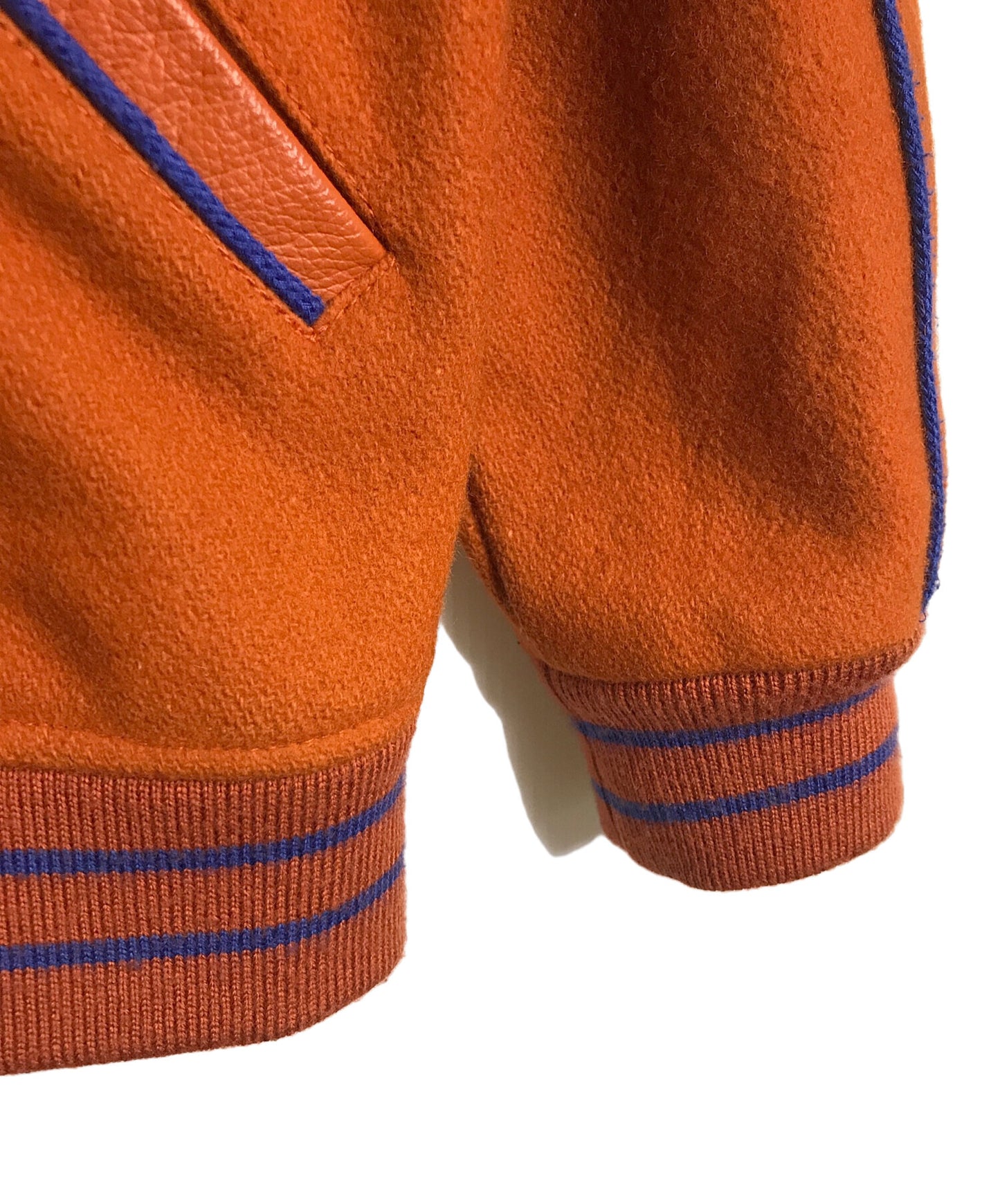 [Pre-owned] SUPREME 11AW HOLY TRINITY Jacket S Logo Wool Varsity Jacket