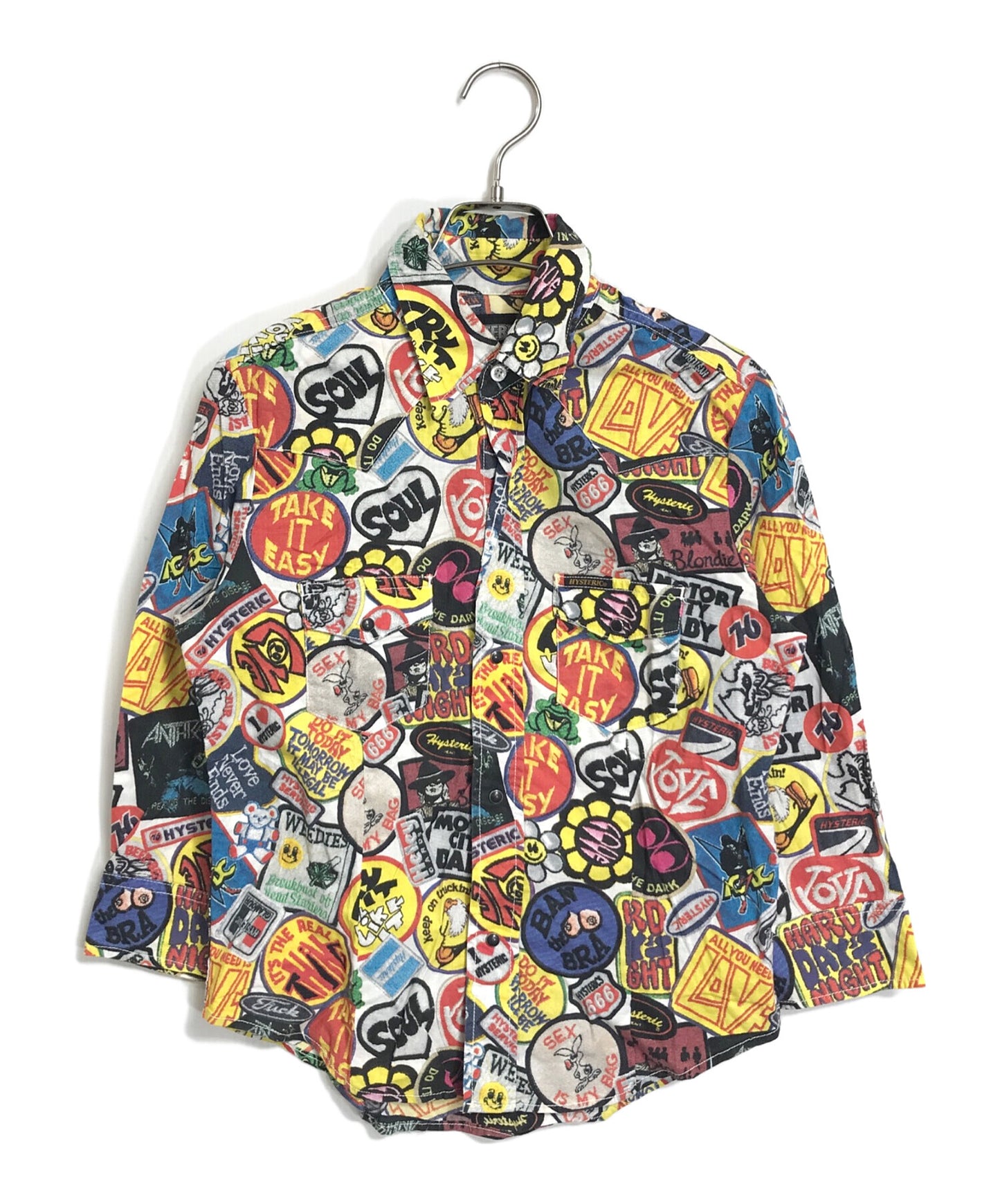 [Pre-owned] Hysteric Glamour His Girl His Bear shirt 2AH-9580