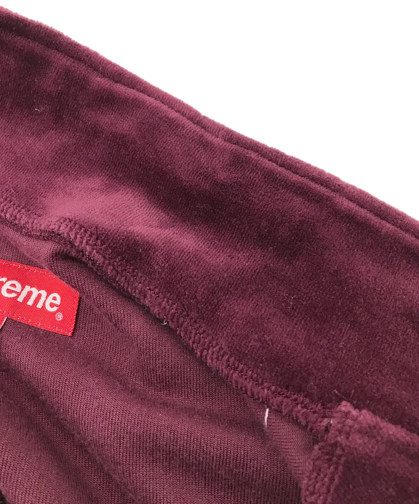 [Pre-owned] SUPREME studded velour track jacket velour track jacket jersey sideline studs 22FW