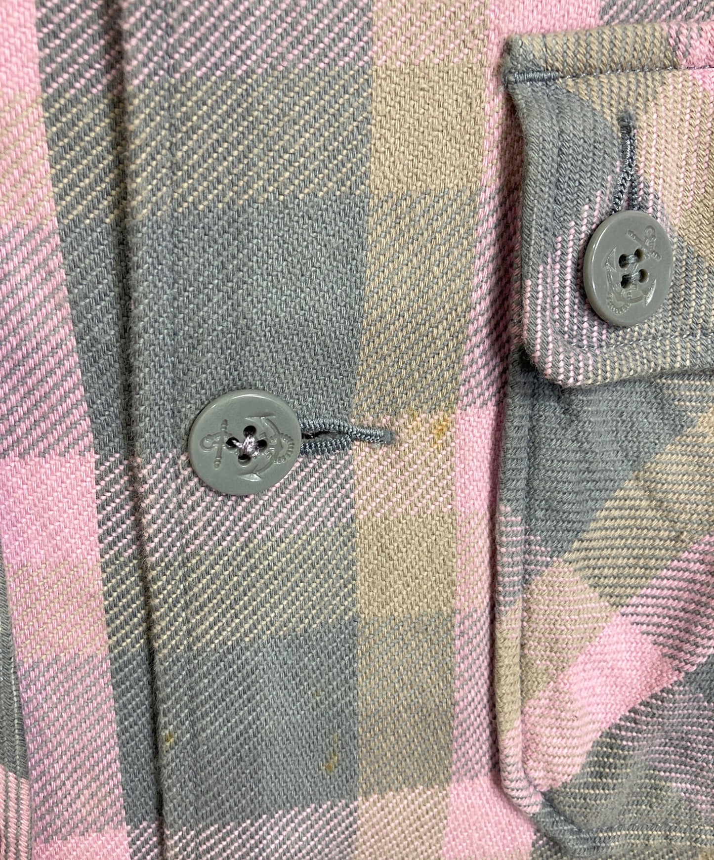 [Pre-owned] A BATHING APE Check Jacket cpo Jacket Outerwear Made in Japan