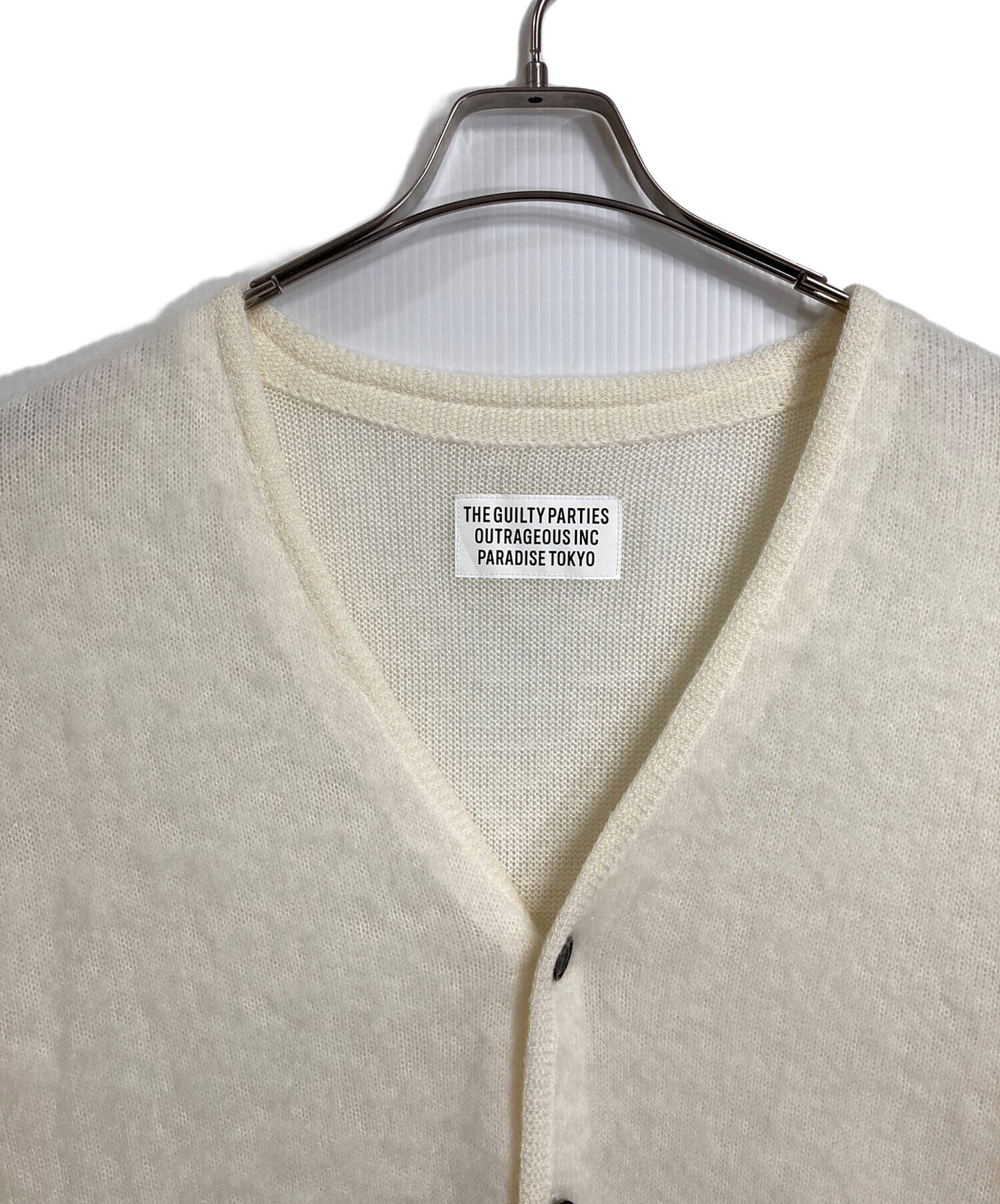 [Pre-owned] WACKO MARIA MOHAIR KNIT CARDIGAN Mohair Knit Cardigan Made in Japan
