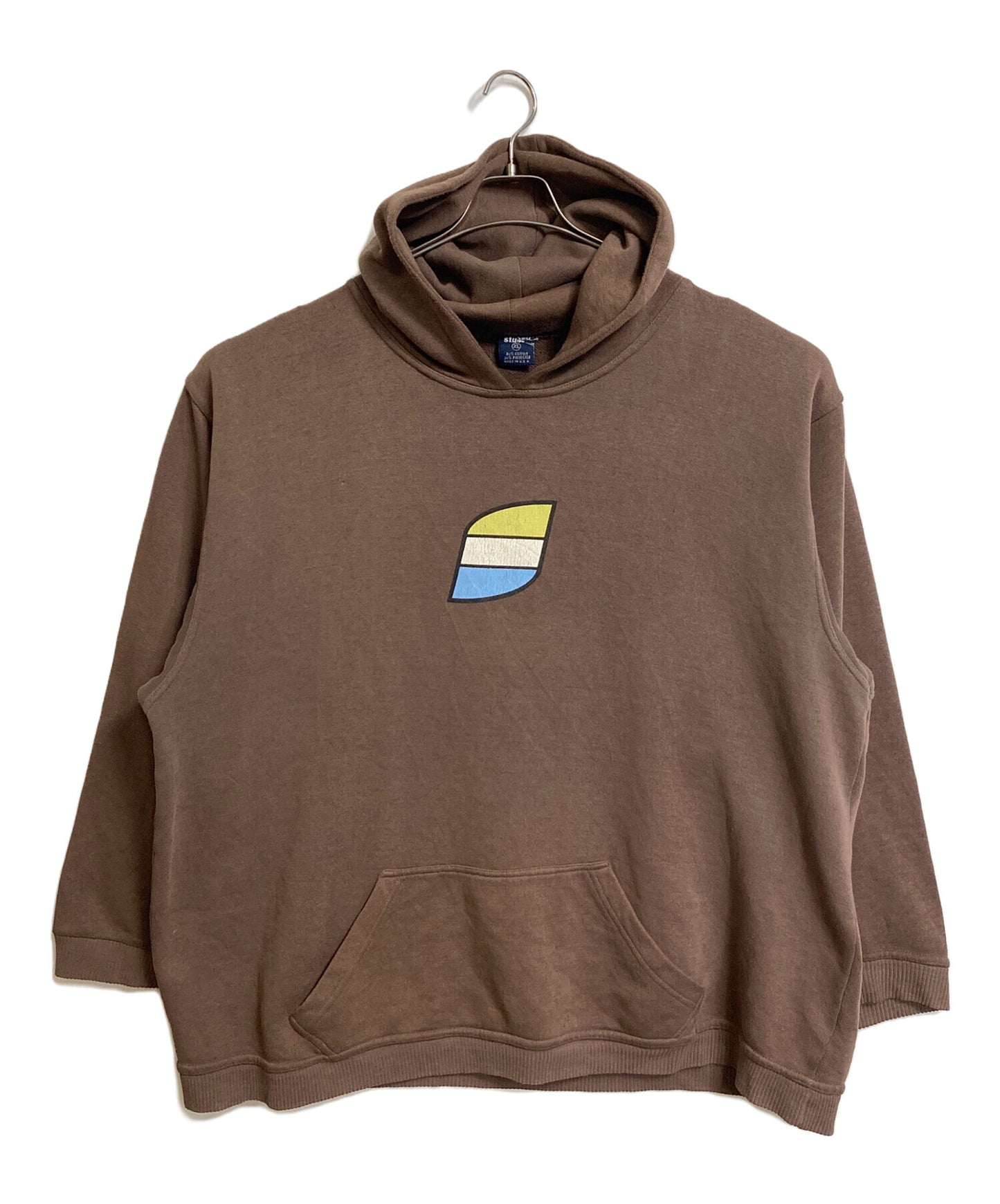 [Pre-owned] stussy Vintage 90's Double-Sided Printed Hoodie Hoodie, navy blue tag, old stussy, made in USA in the 90's.