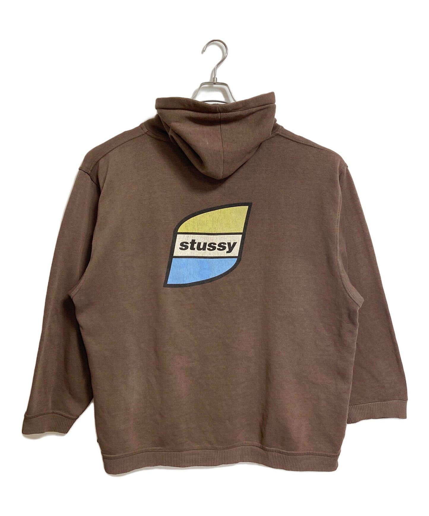 [Pre-owned] stussy Vintage 90's Double-Sided Printed Hoodie Hoodie, navy blue tag, old stussy, made in USA in the 90's.