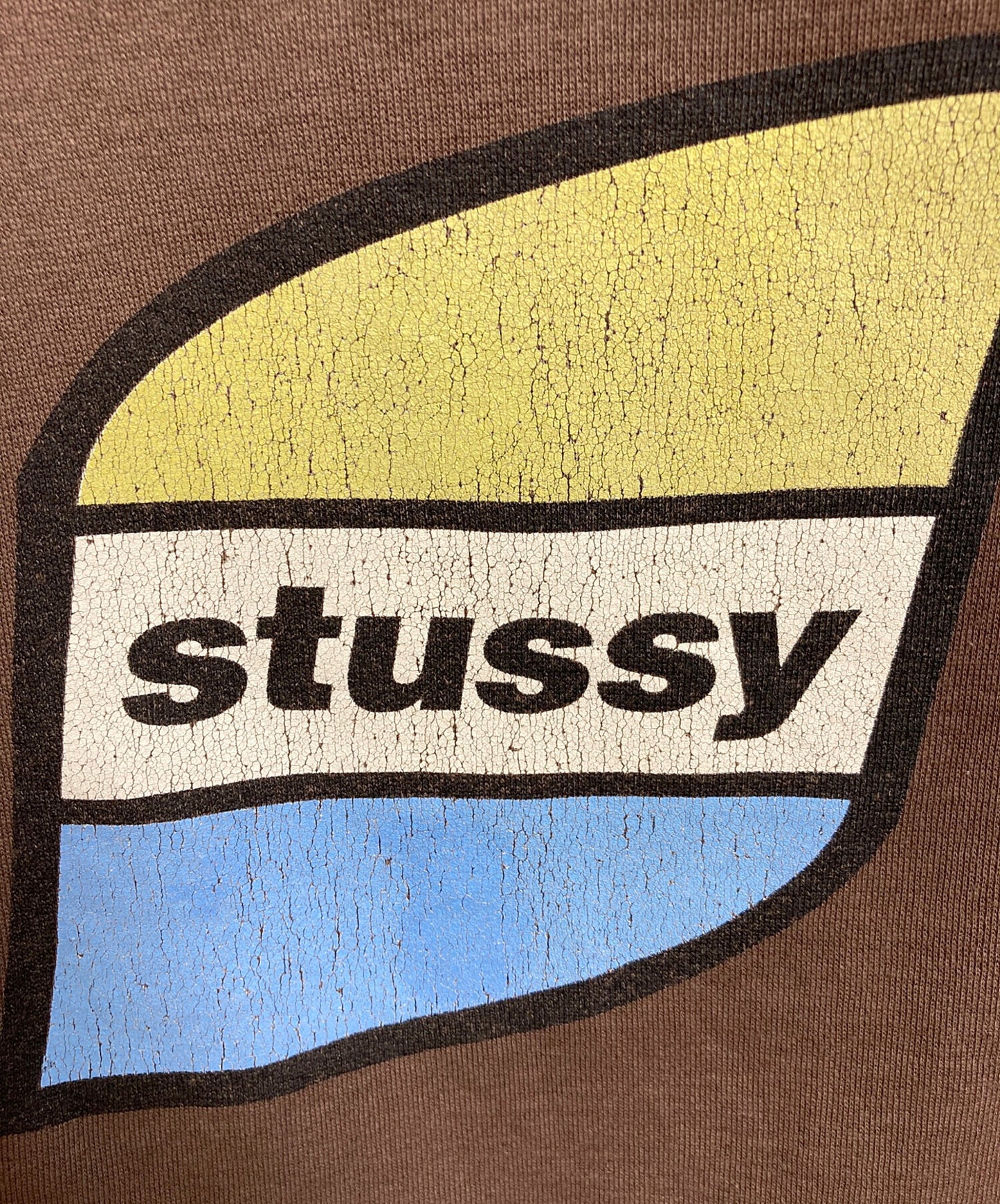 [Pre-owned] stussy Vintage 90's Double-Sided Printed Hoodie Hoodie, navy blue tag, old stussy, made in USA in the 90's.