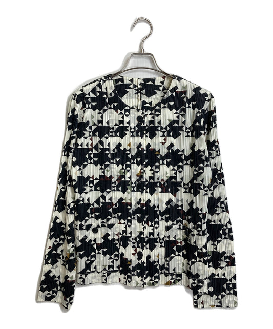 [Pre-owned] PLEATS PLEASE Pleated jacket with pockets PP03-JD872