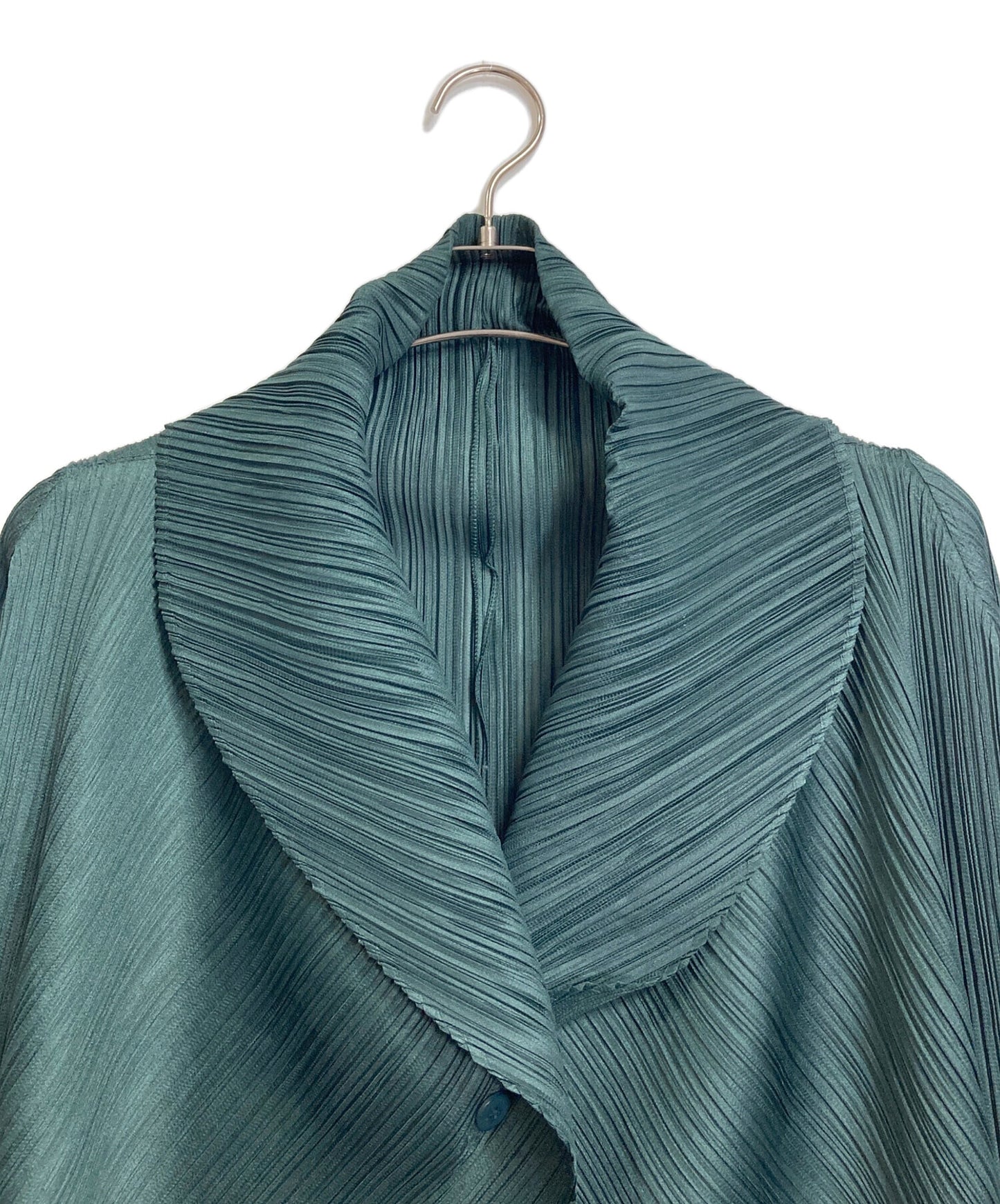 [Pre-owned] PLEATS PLEASE Pleated long cardigan, Fall 12 PP23-EN161