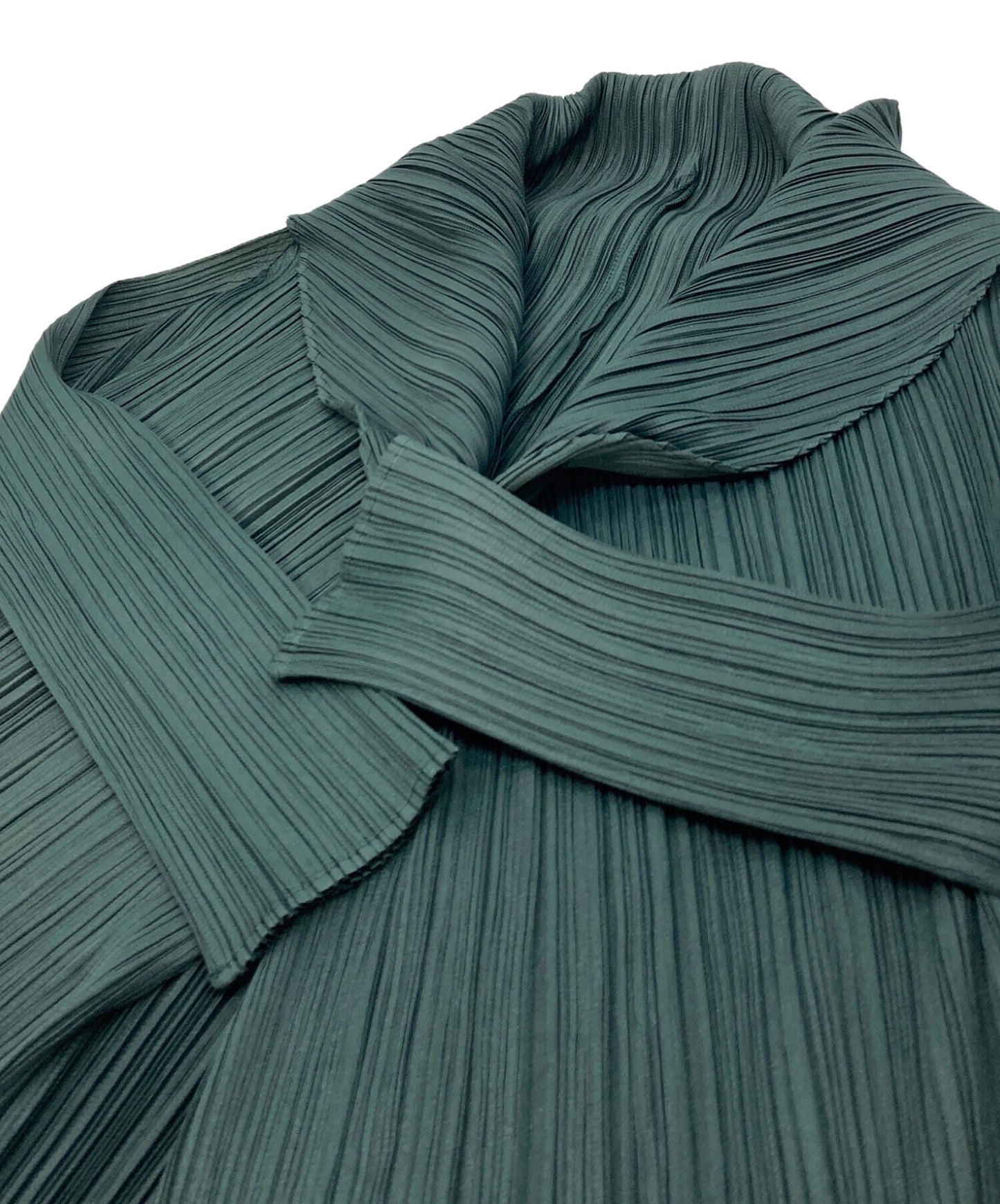 [Pre-owned] PLEATS PLEASE Pleated long cardigan, Fall 12 PP23-EN161