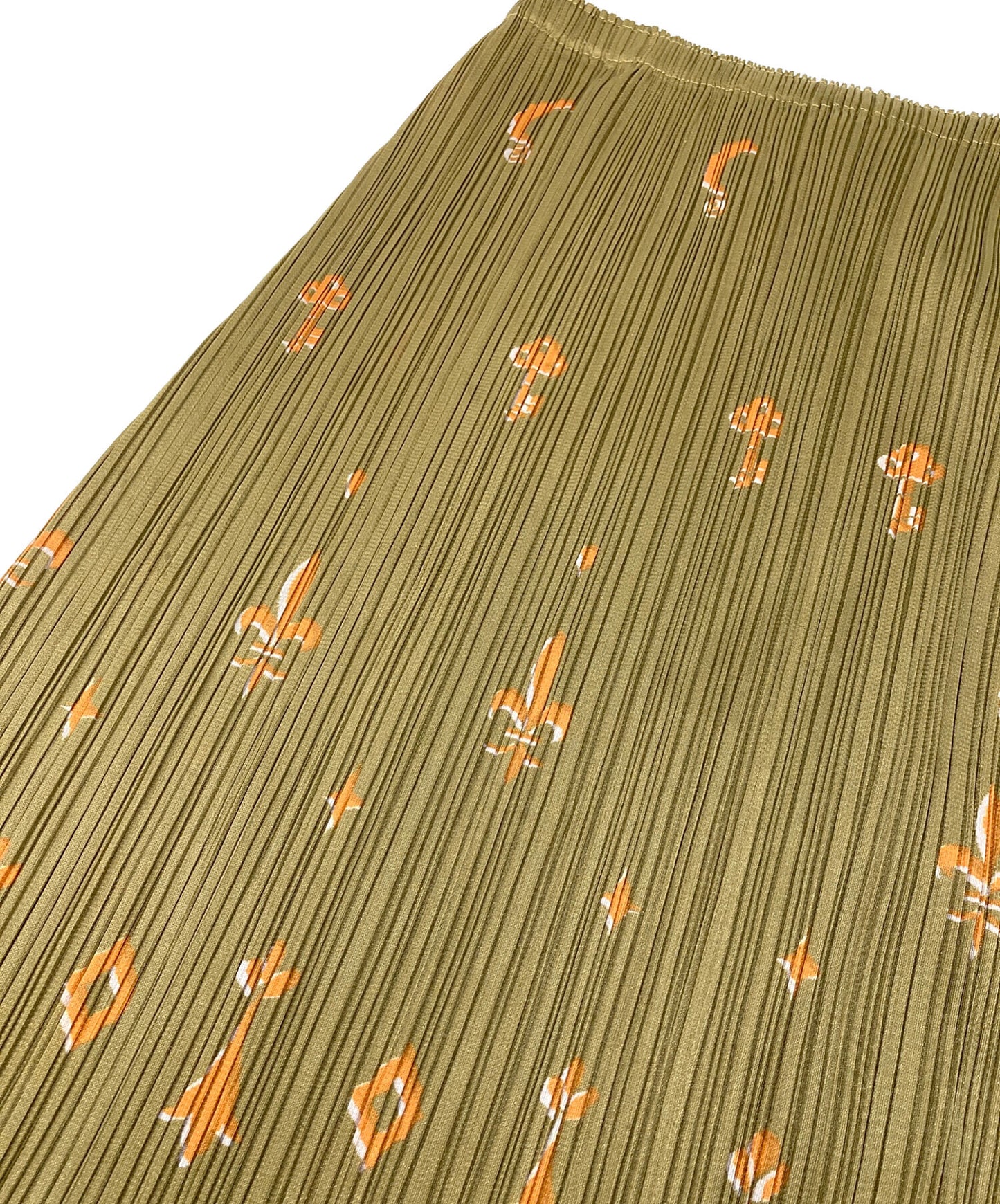 [Pre-owned] PLEATS PLEASE Merry-Go-Round Pattern Pleated Skirt Animal Pattern Animal Pattern Long Skirt Made in Japan PP43-JG775