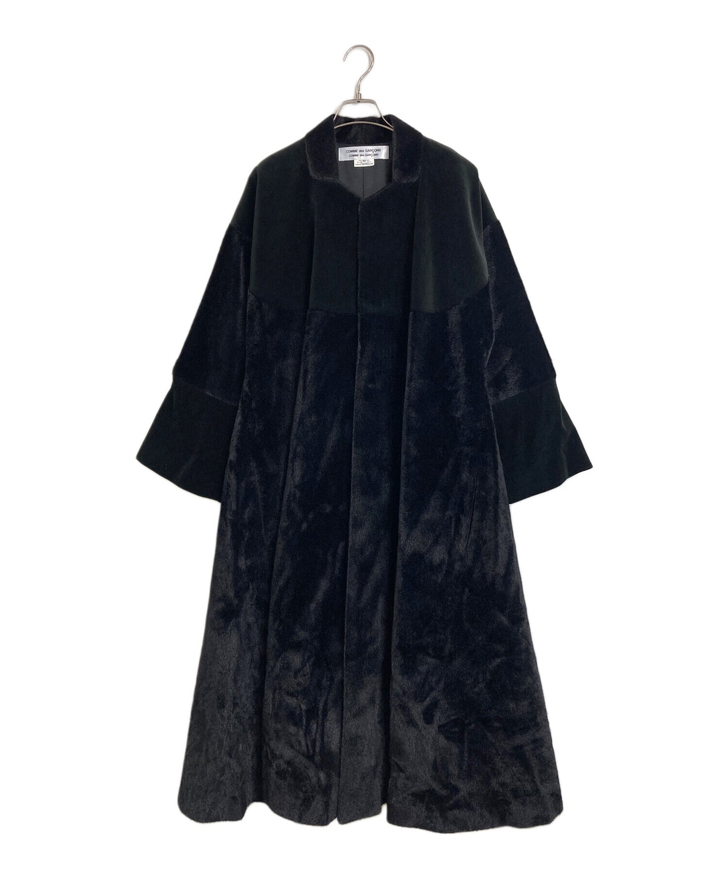 [Pre-owned] COMME des GARCONS COMME des GARCONS Velour Switching Eco Fur Long Coat AD2021 RH-C009
