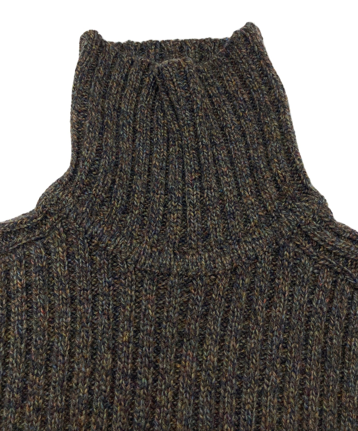 [Pre-owned] Jean Paul GAULTIER CLASSIQUE Mixed Color Wool Turtleneck Knit