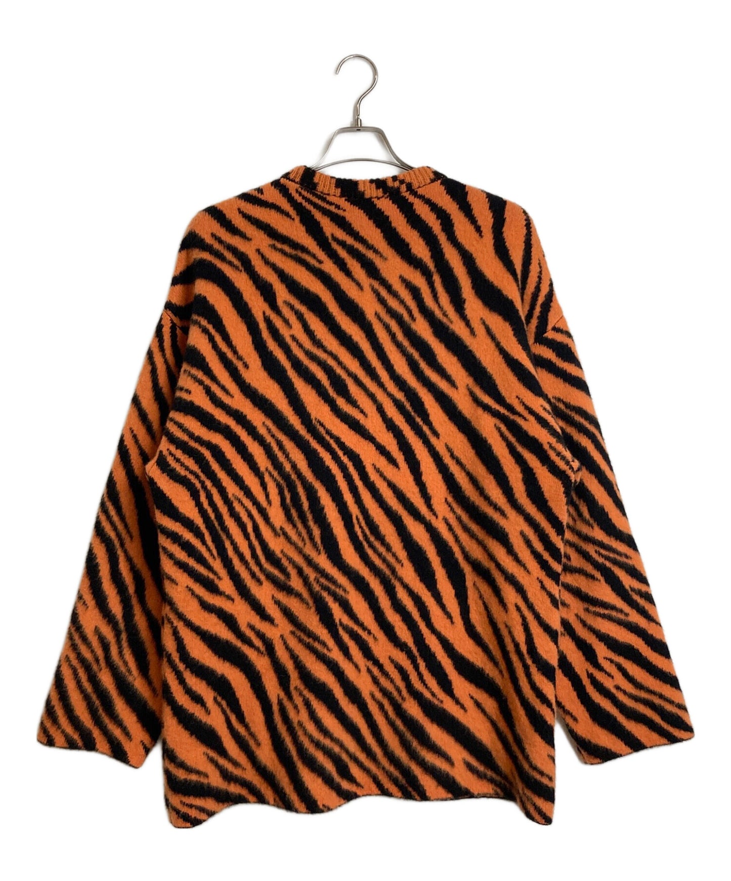 [Pre-owned] BALENCIAGA Tiger pattern knit Cashmere blend knit 95% cashmere 682239 T7170