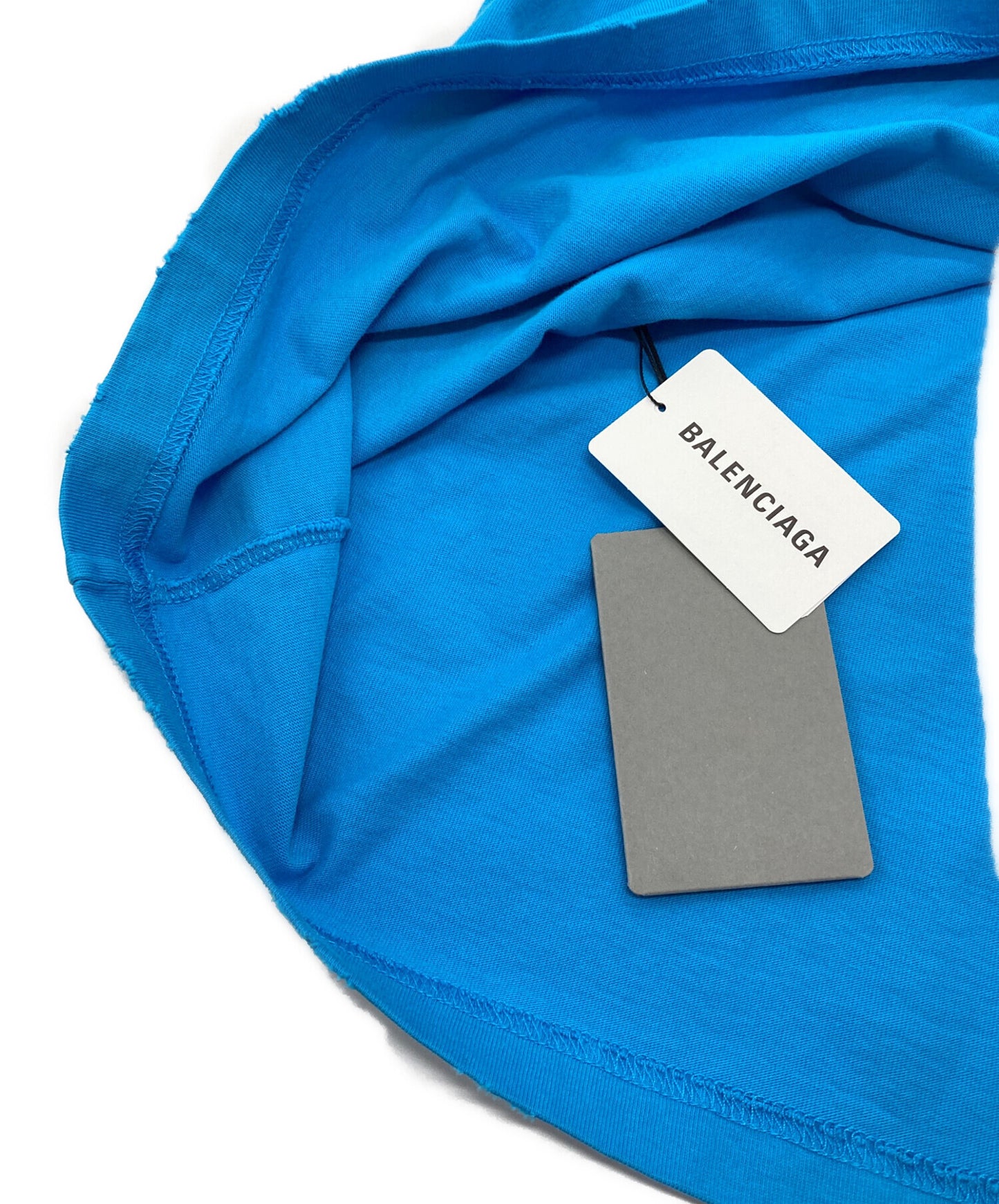 [Pre-owned] BALENCIAGA Campaign Logo Damaged Oversized Short-Sleeved T-Shirt 641675 TNVG5