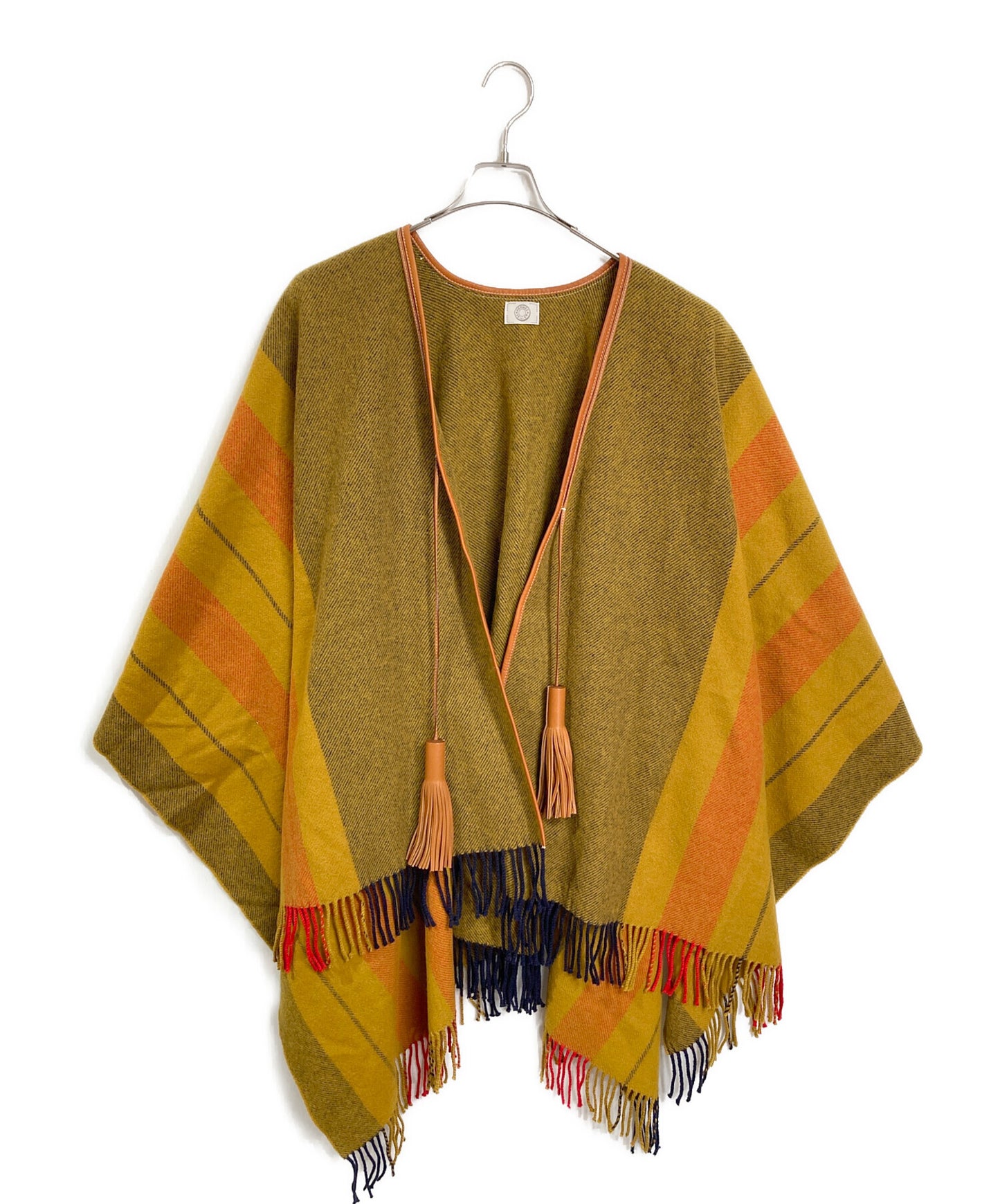 [Pre-owned] HERMES Locabar / Poncho with Tassels
