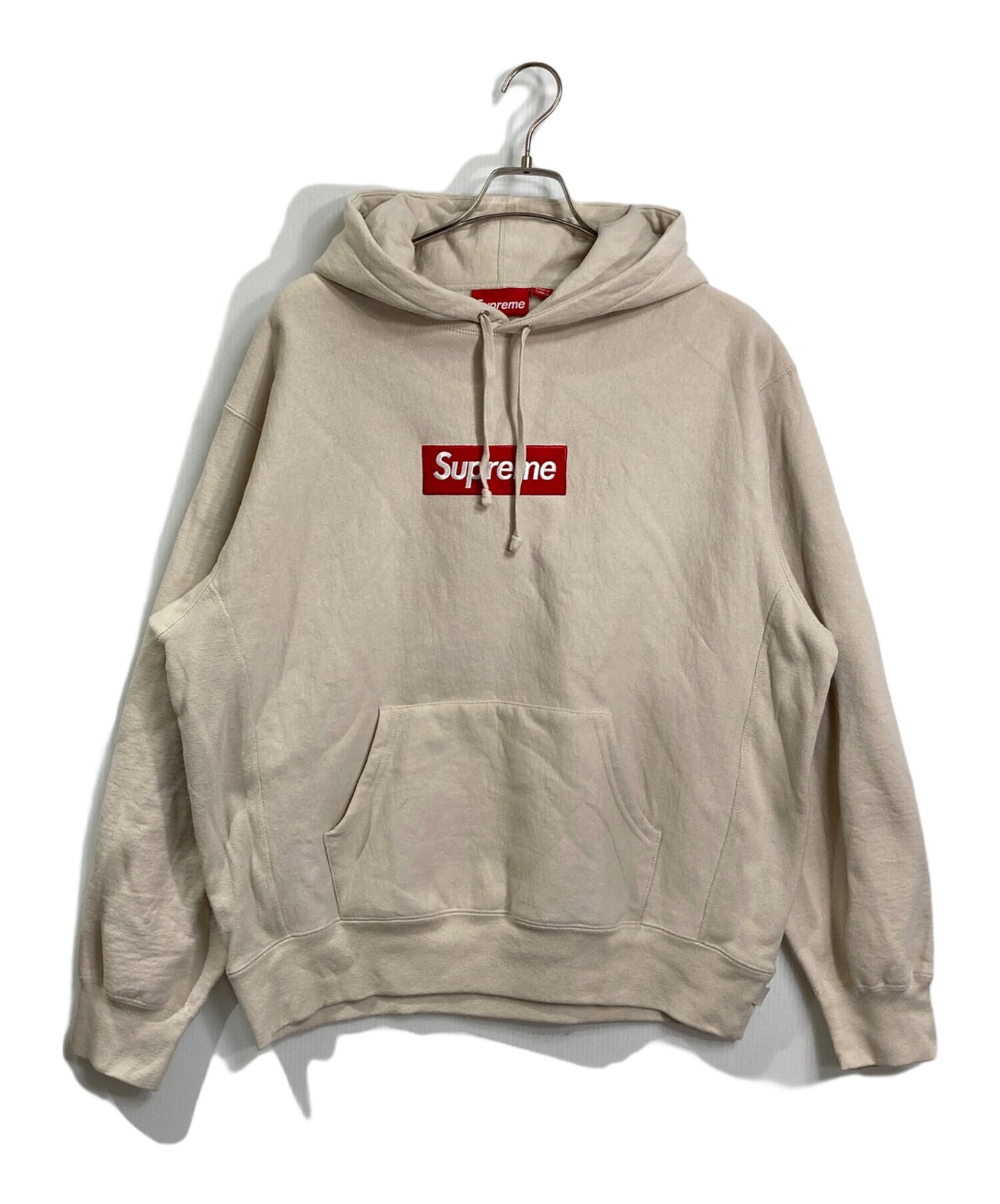 [Pre-owned] SUPREME Box Logo Hooded “Stone” Sweatshirt 24FW