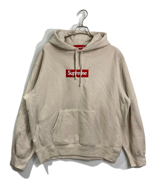 [Pre-owned] SUPREME Box Logo Hooded “Stone” Sweatshirt 24FW