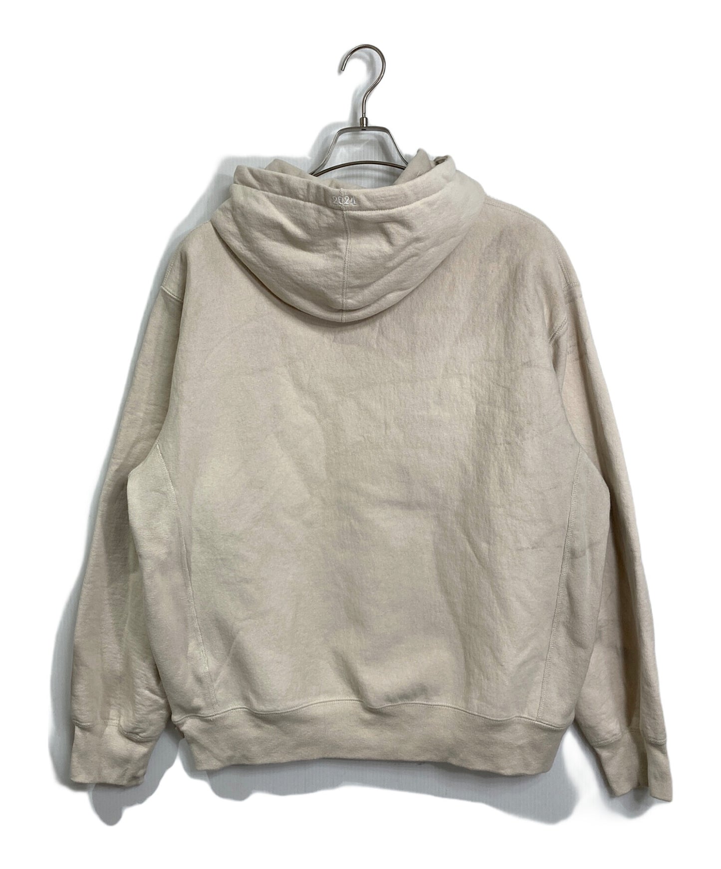 [Pre-owned] SUPREME Box Logo Hooded “Stone” Sweatshirt 24FW