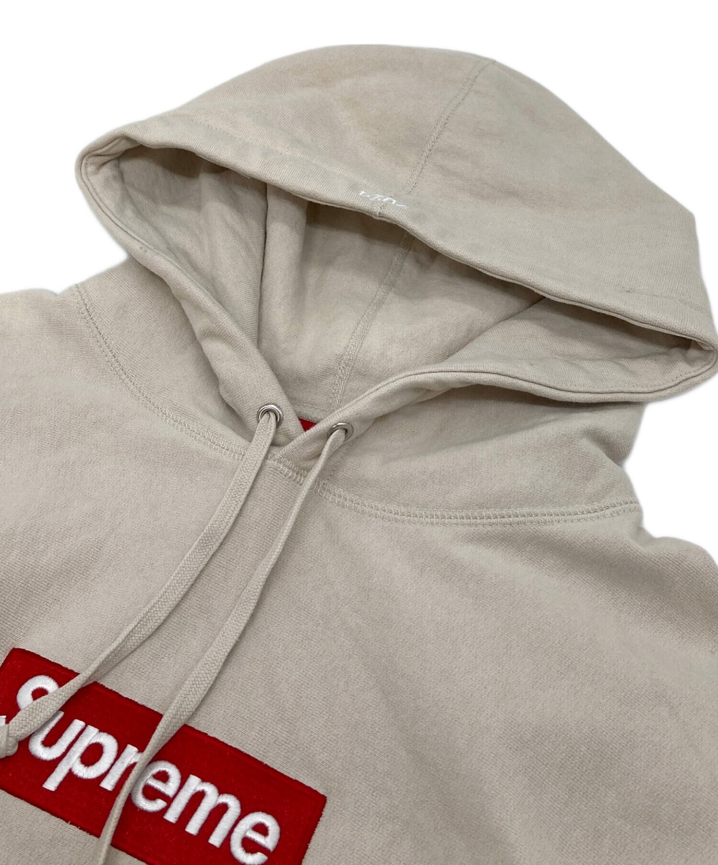 [Pre-owned] SUPREME Box Logo Hooded “Stone” Sweatshirt 24FW
