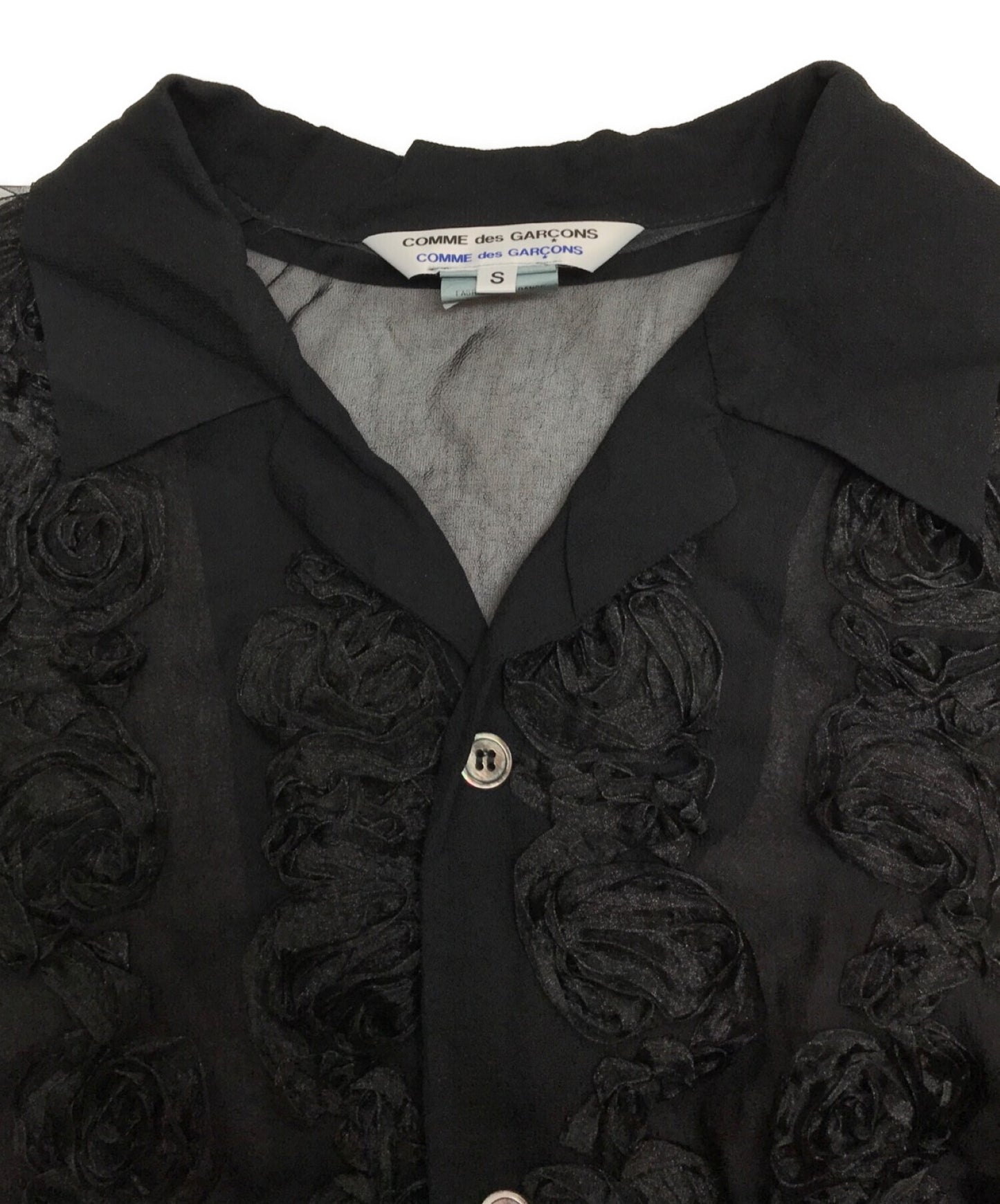 [Pre-owned] COMME des GARCONS COMME des GARCONS Sheer blouse dress/short sleeve dress W7OP01