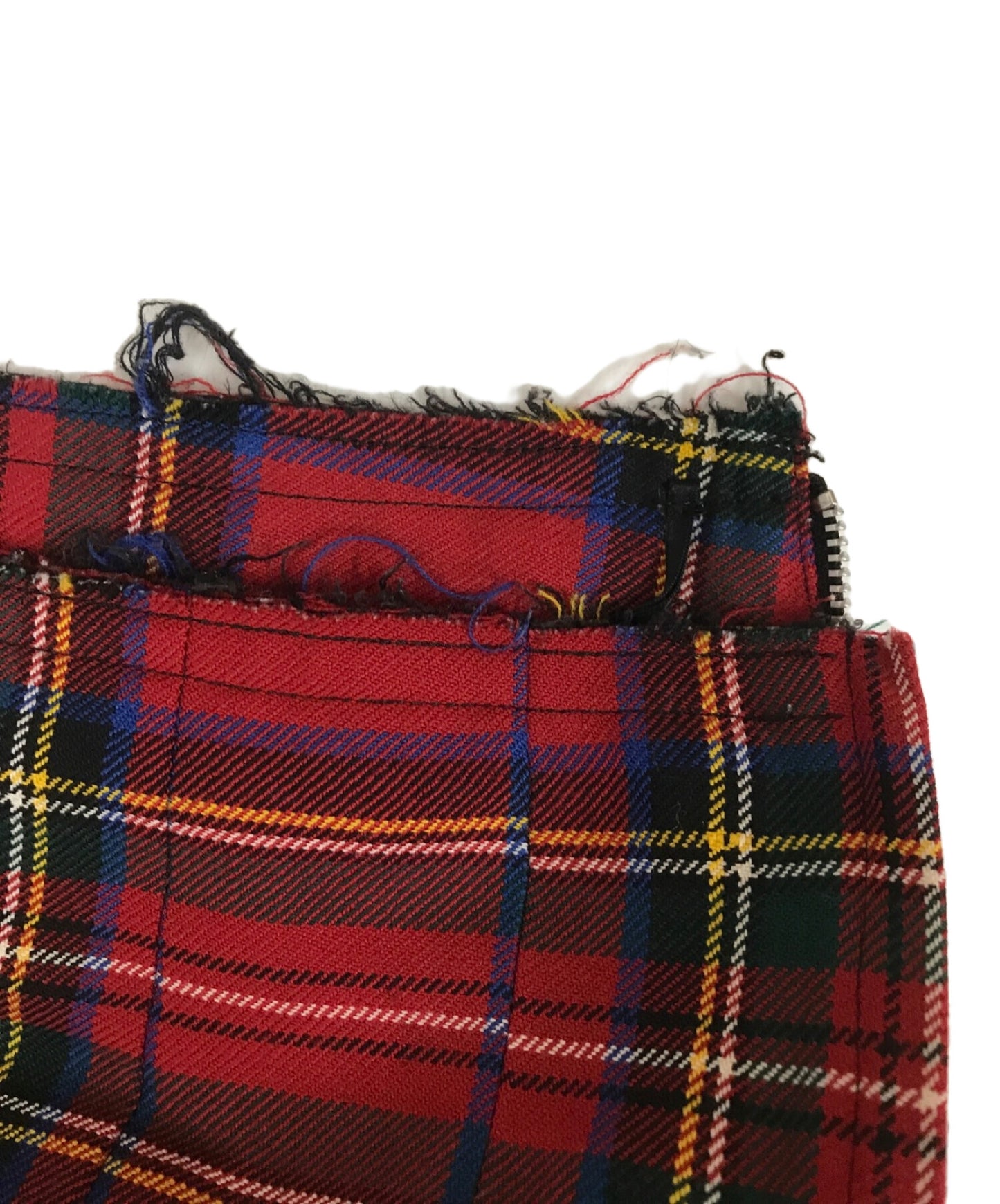 [Pre-owned] BLACK COMME des GARCONS wool check skirt 1R-S002