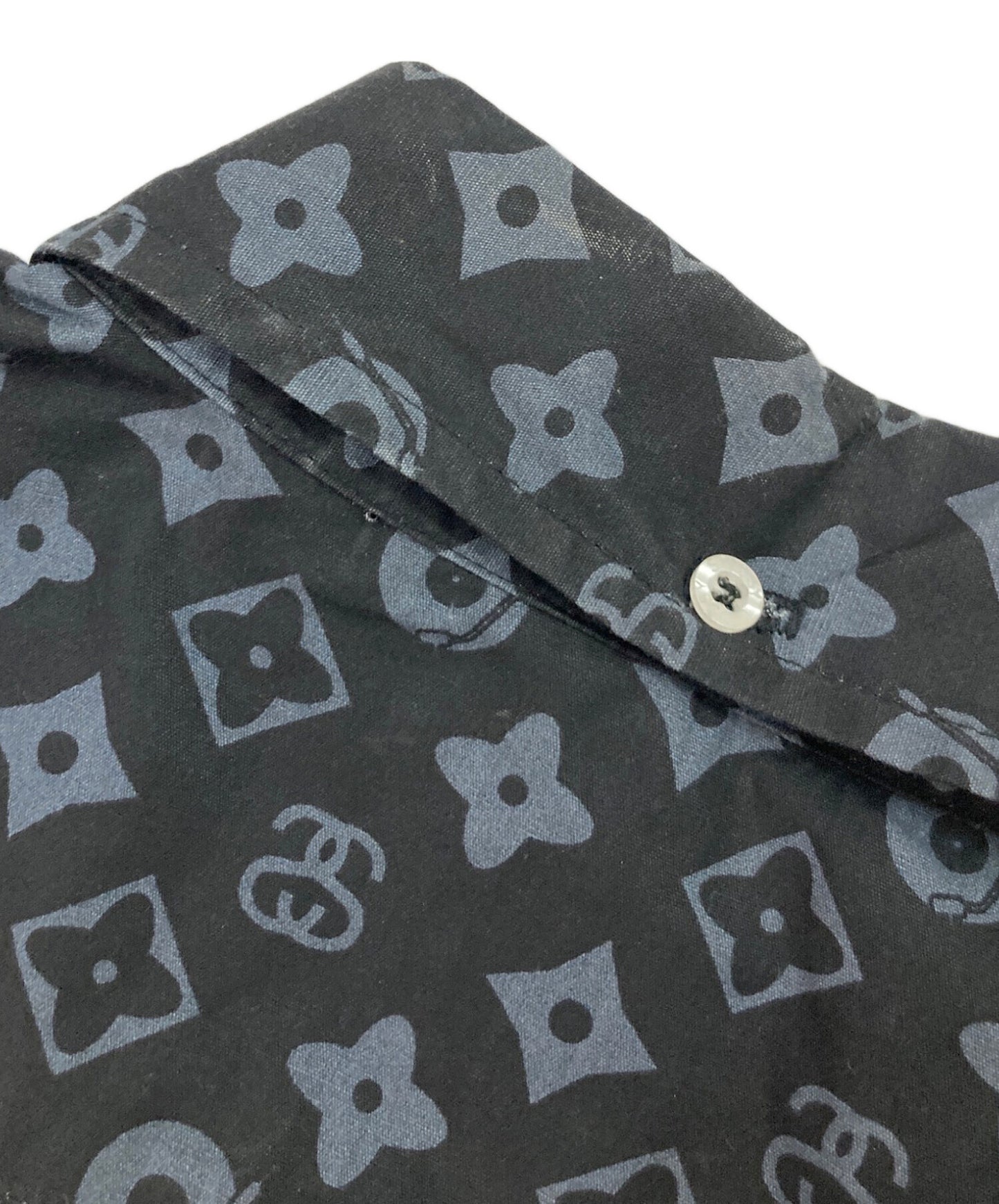 [Pre-owned] stussy monogrammed shirt