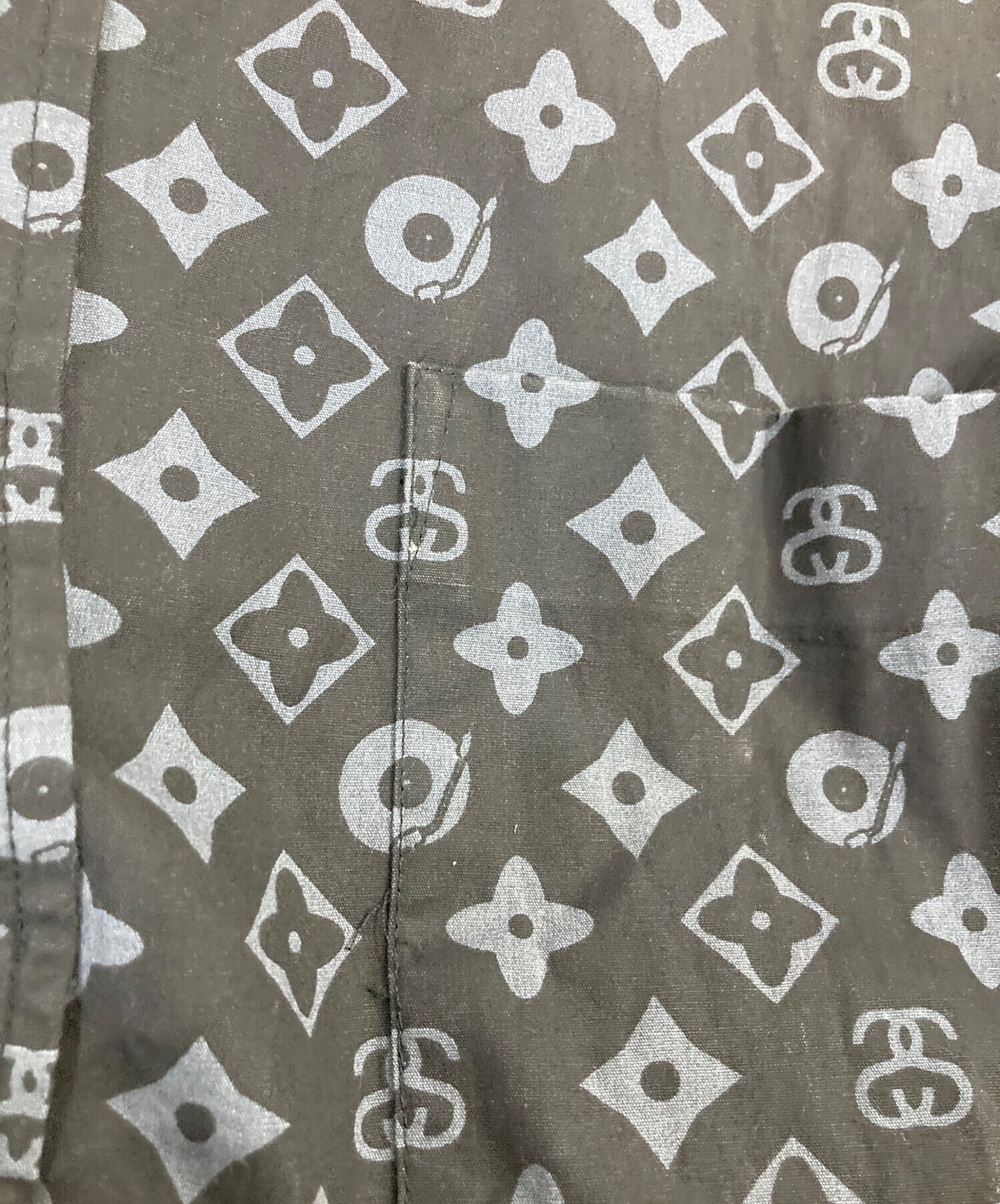 [Pre-owned] stussy monogrammed shirt