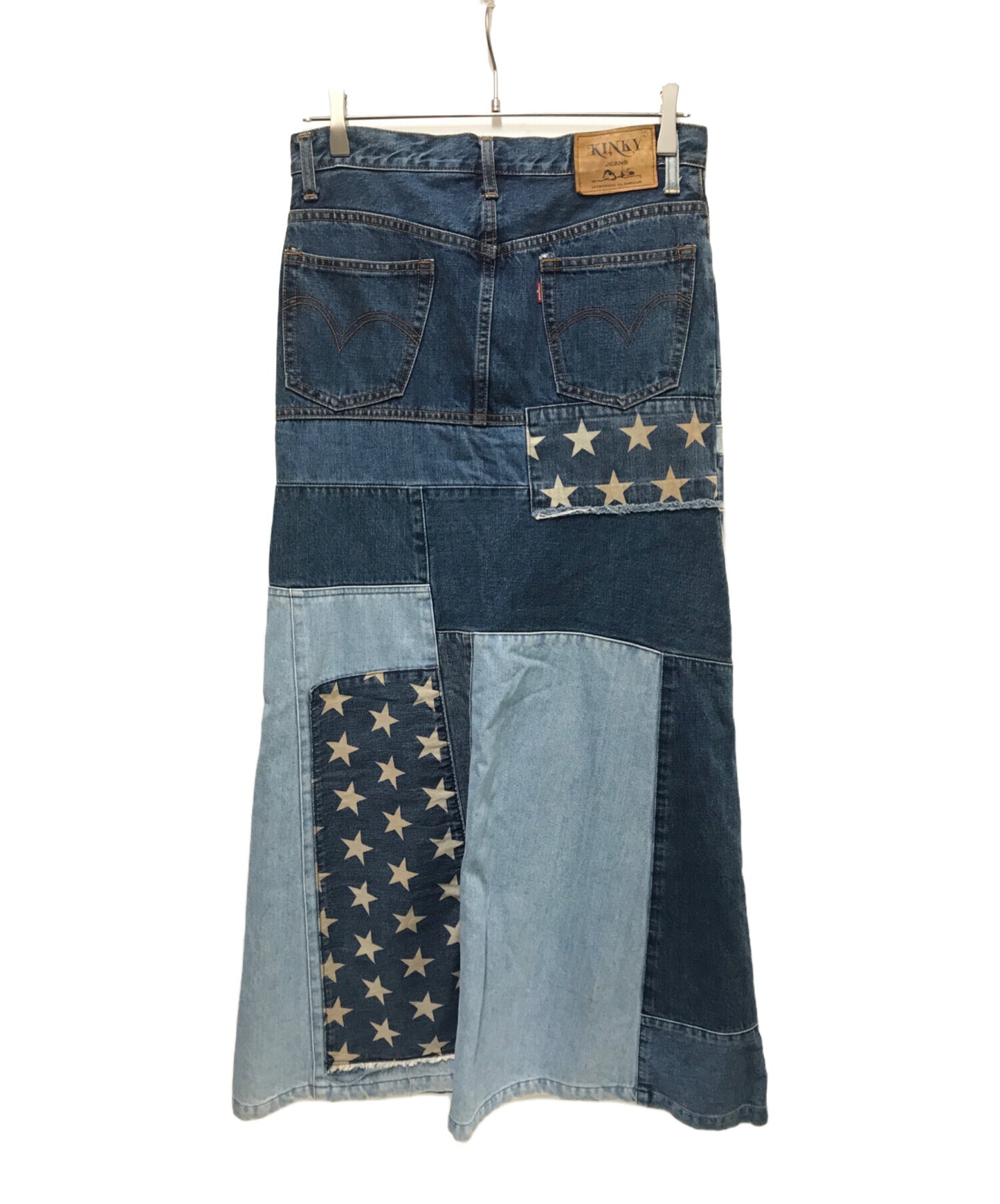 [Pre-owned] Hysteric Glamour Patchwork Denim Skirt 2AK-0810