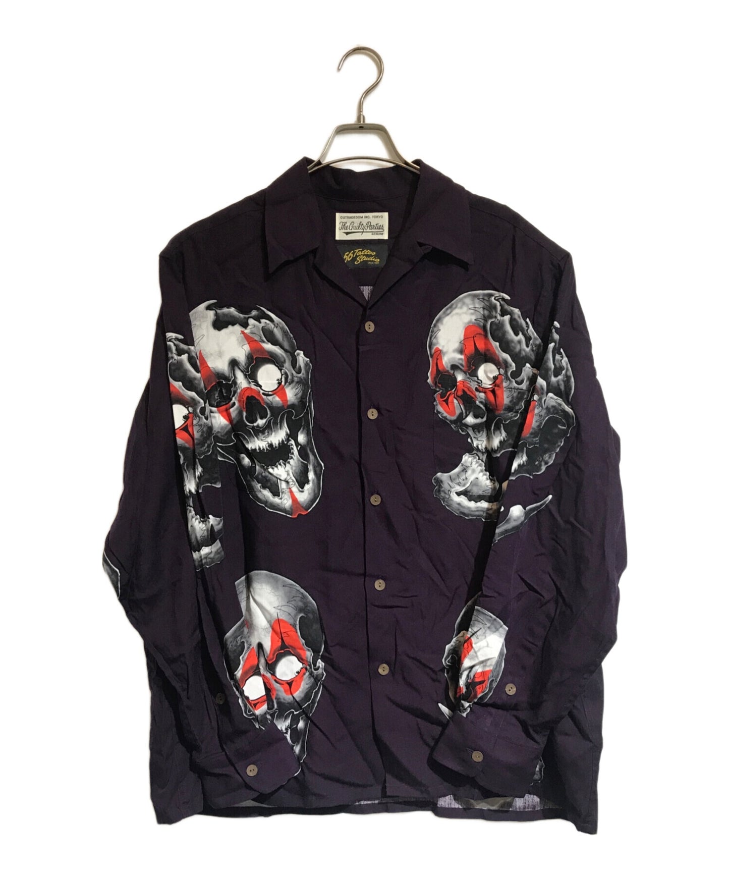 [Pre-owned] WACKO MARIA L/S HAWAIIAN SHIRT