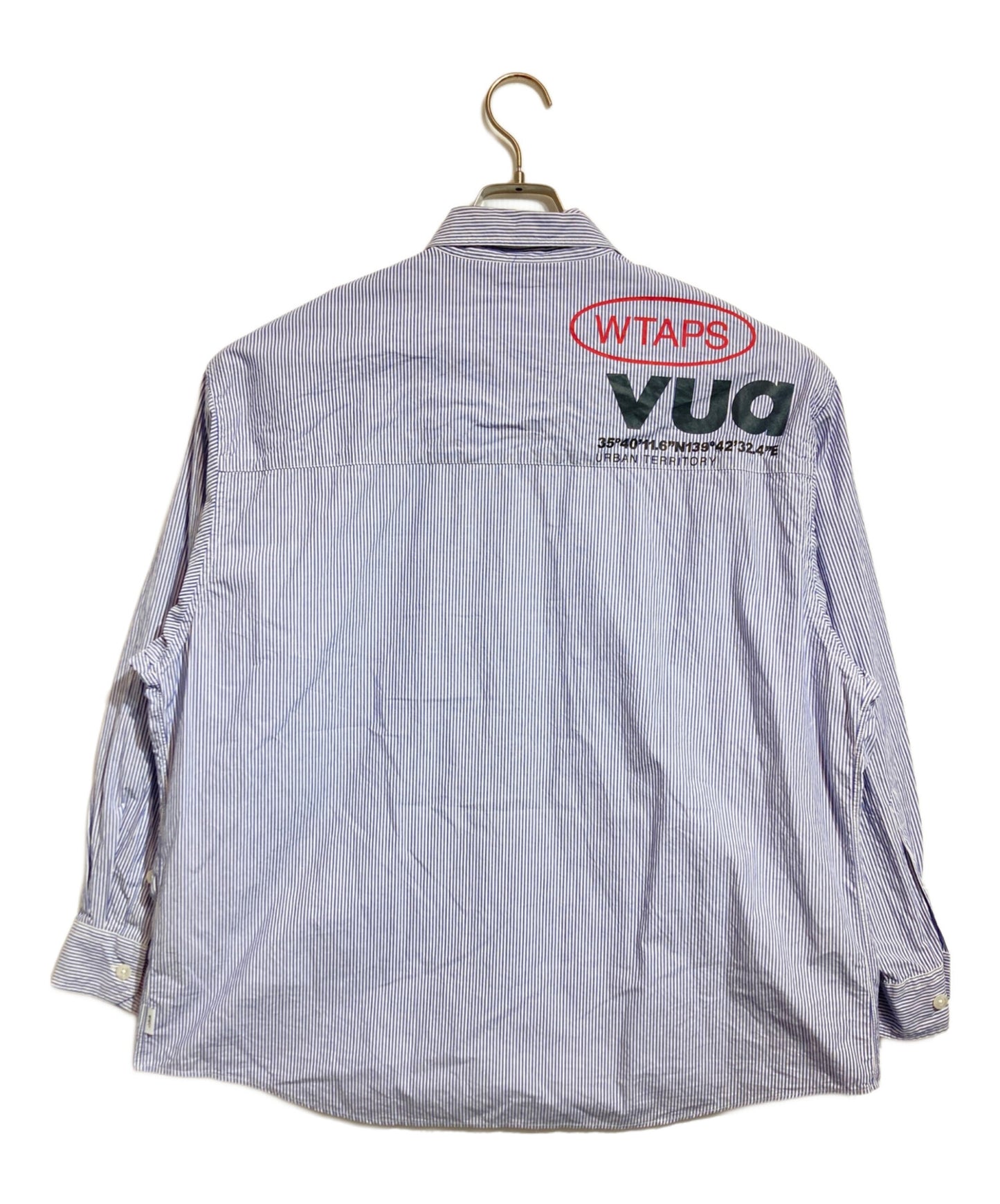 [Pre-owned] WTAPS BD 03 / LS / COTTON. BROADCLOTH. TEXTILE. PROTECT / long-sleeved shirt 232GWDT-SHM03