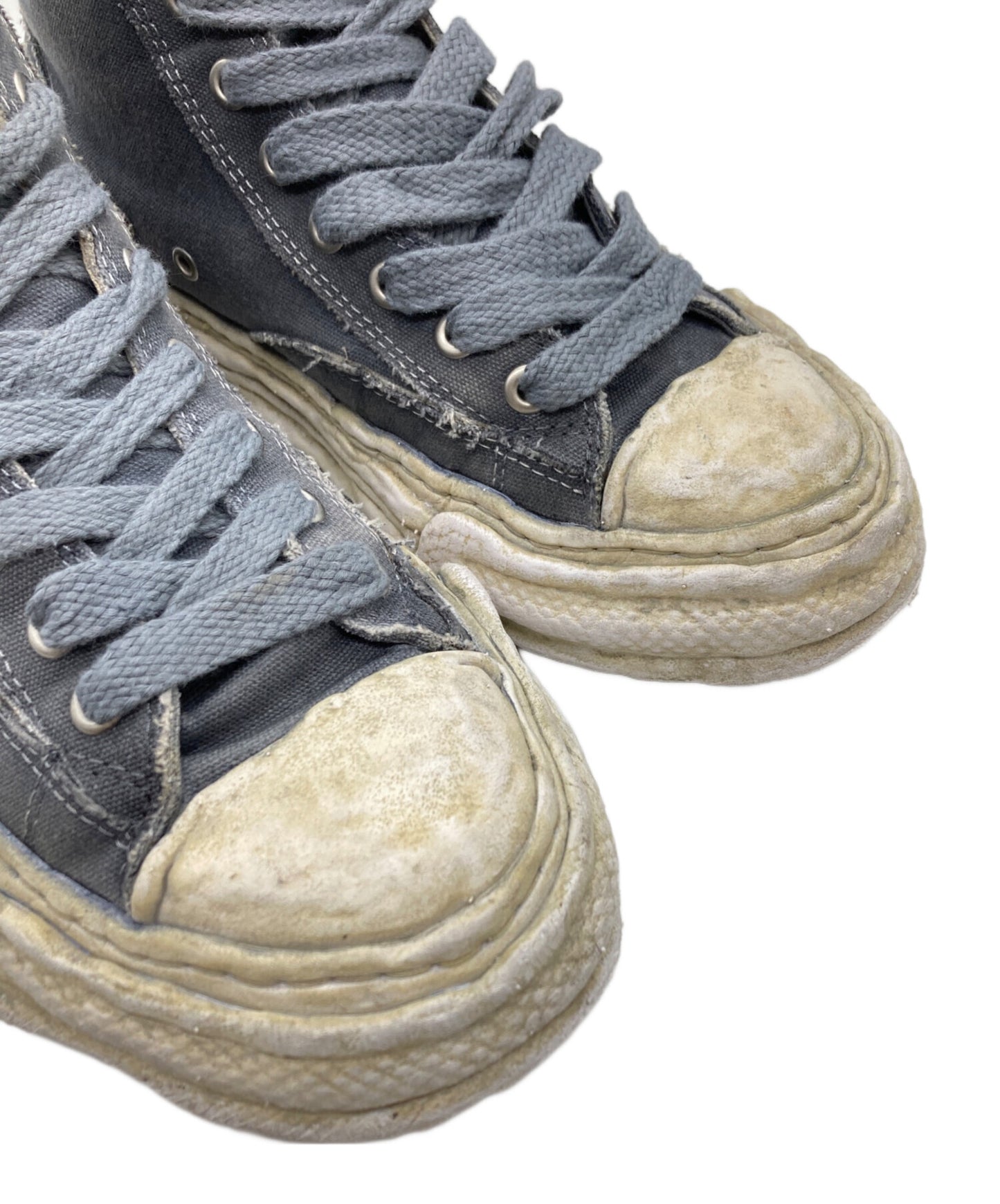 [Pre-owned] MIHARA YASUHIRO PETERSON 23 HIGH CANVAS GARMENT DYE/Sneakers A12FW705