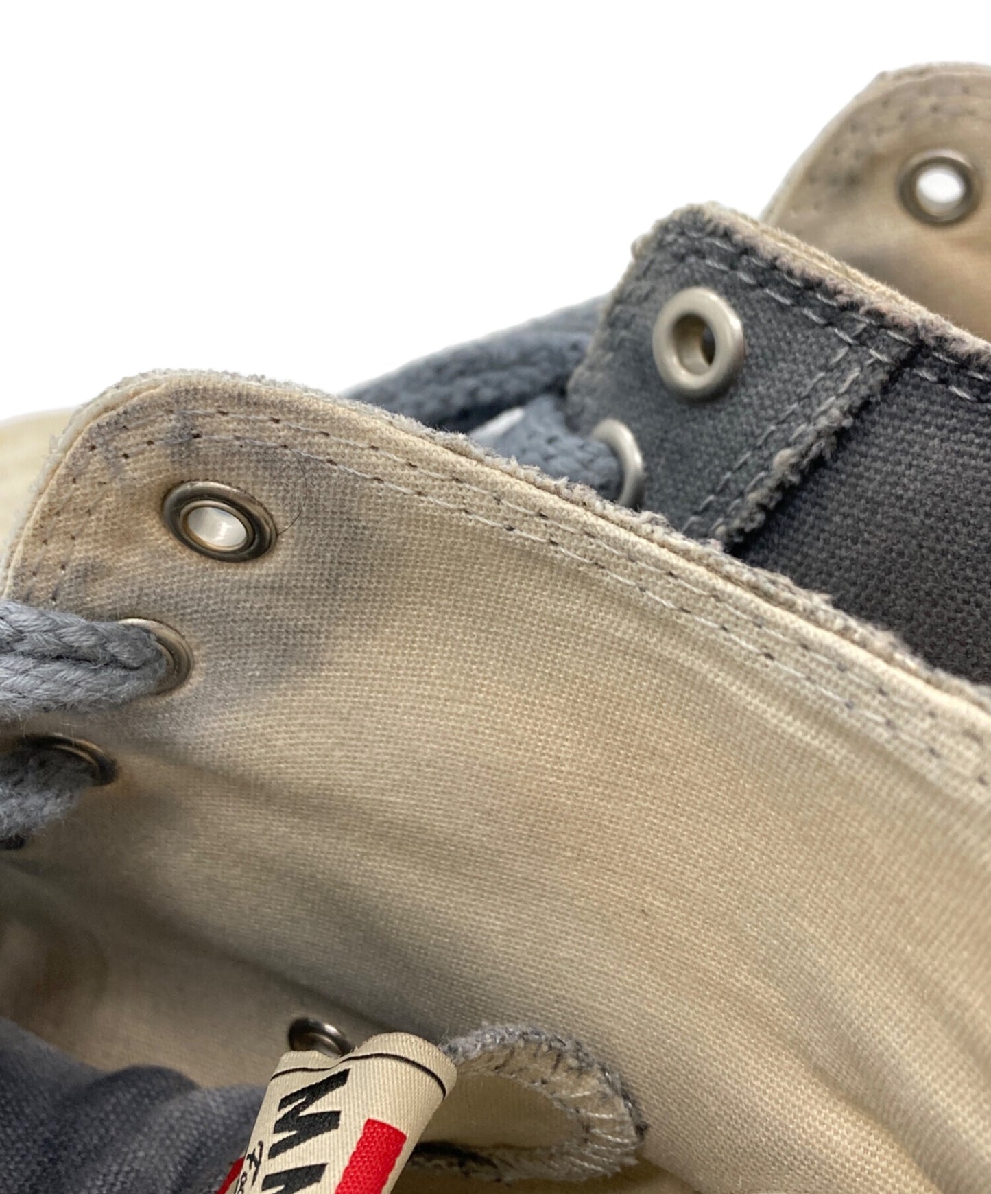 [Pre-owned] MIHARA YASUHIRO PETERSON 23 HIGH CANVAS GARMENT DYE/Sneakers A12FW705