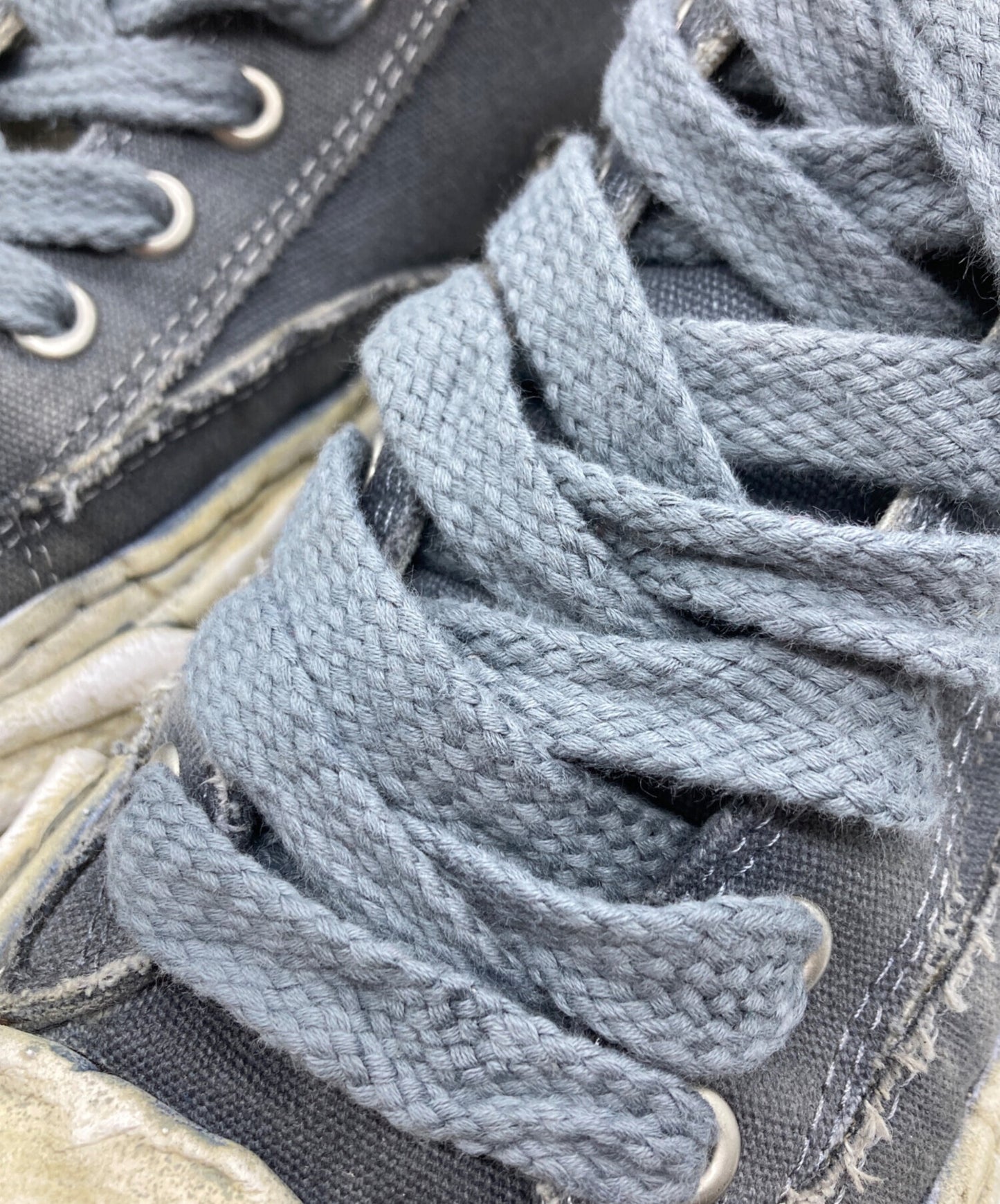 [Pre-owned] MIHARA YASUHIRO PETERSON 23 HIGH CANVAS GARMENT DYE/Sneakers A12FW705