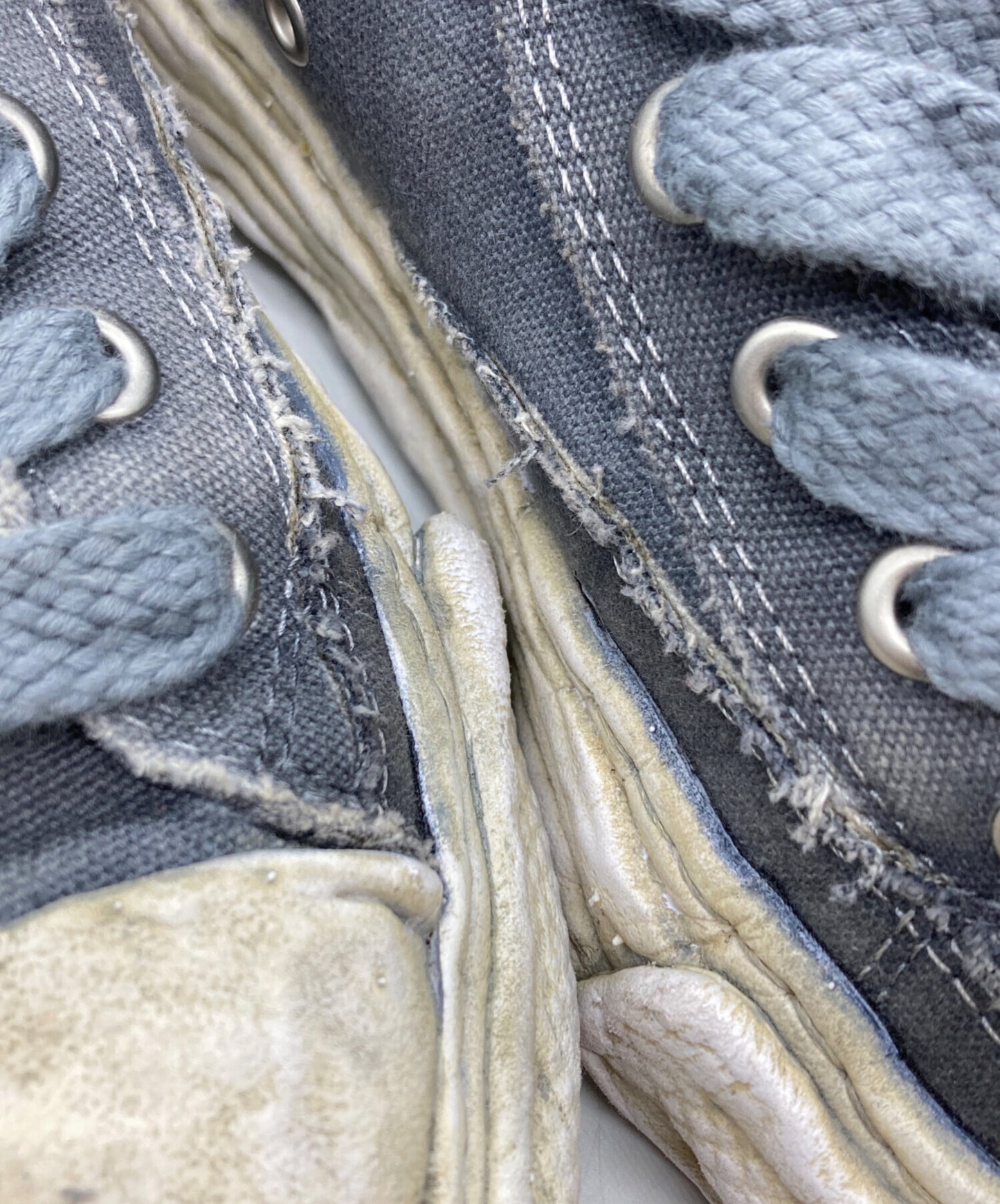 [Pre-owned] MIHARA YASUHIRO PETERSON 23 HIGH CANVAS GARMENT DYE/Sneakers A12FW705