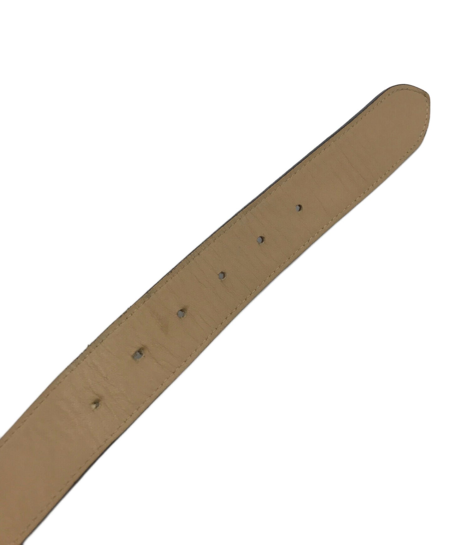 [Pre-owned] WACKO MARIA PYTHON LEATHER BELT