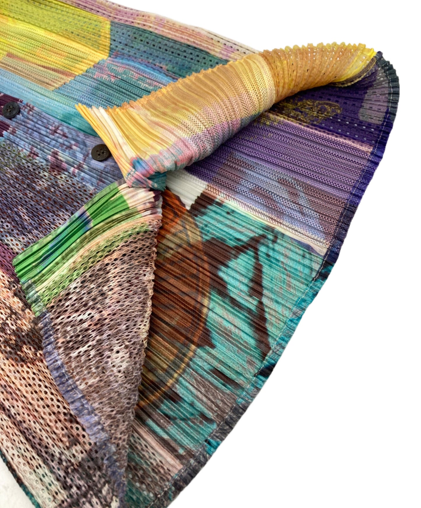 [Pre-owned] PLEATS PLEASE graphic pleat shirt PP12-JJ612