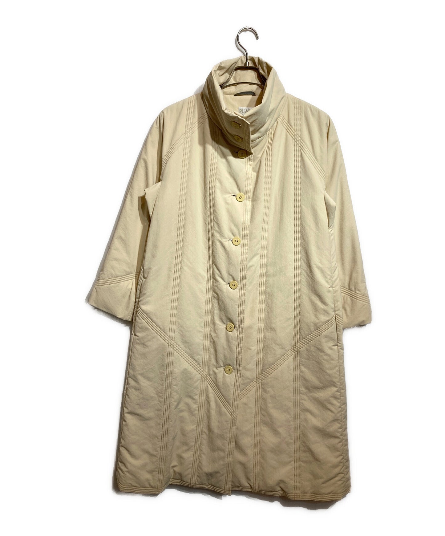 [Pre-owned] PLEATS PLEASE Cutwork cotton coat PP74-ZA872