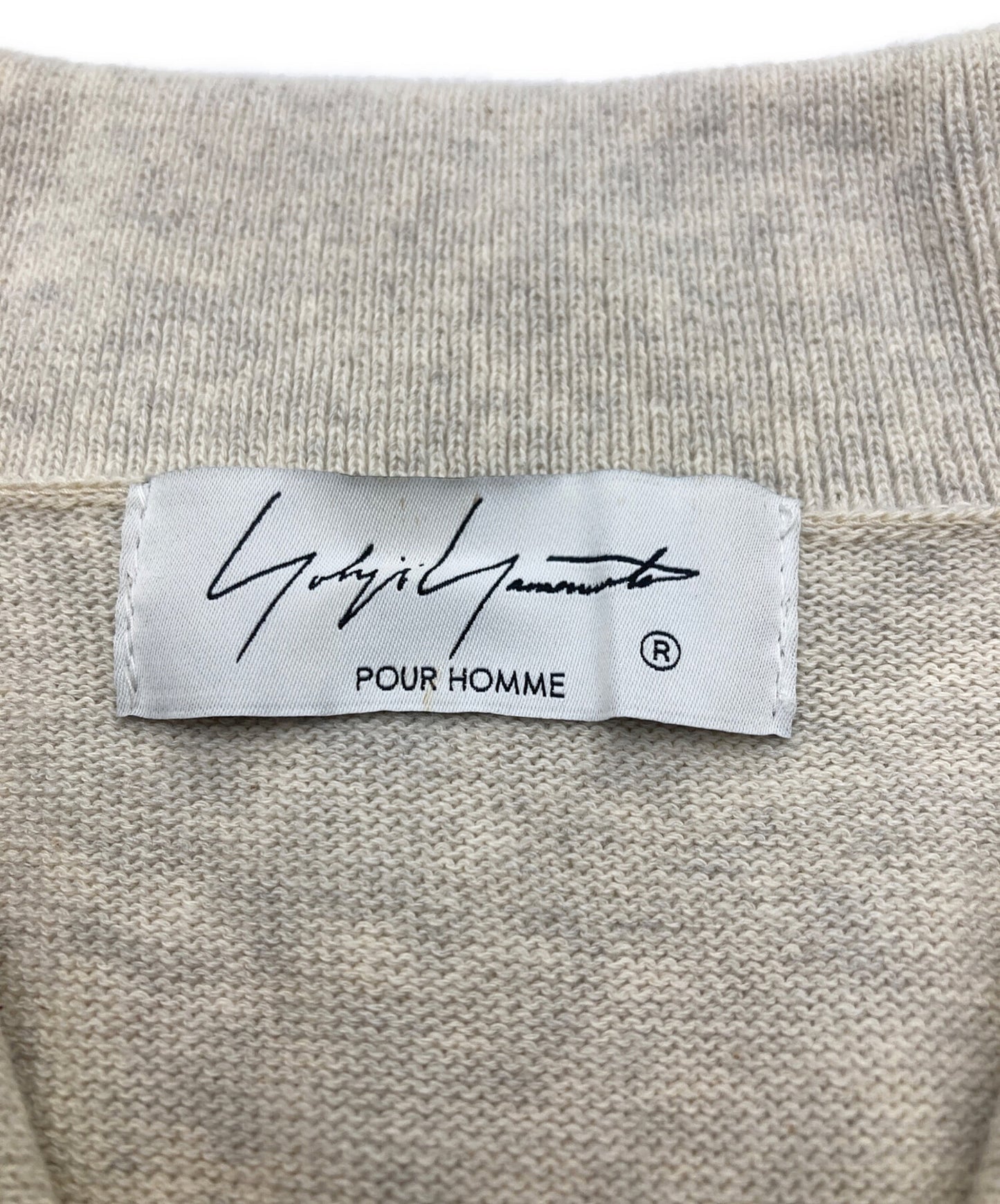 [Pre-owned] Yohji Yamamoto pour homme Jersey knit polo shirt HG-K22-099