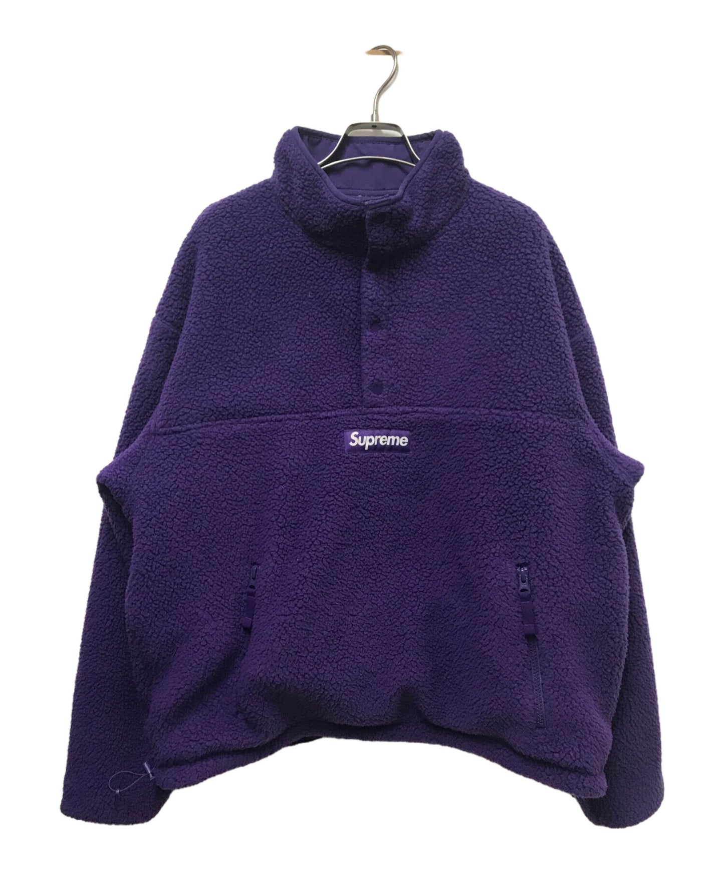 [Pre-owned] SUPREME Polartec Shearling Reversible Pullover
