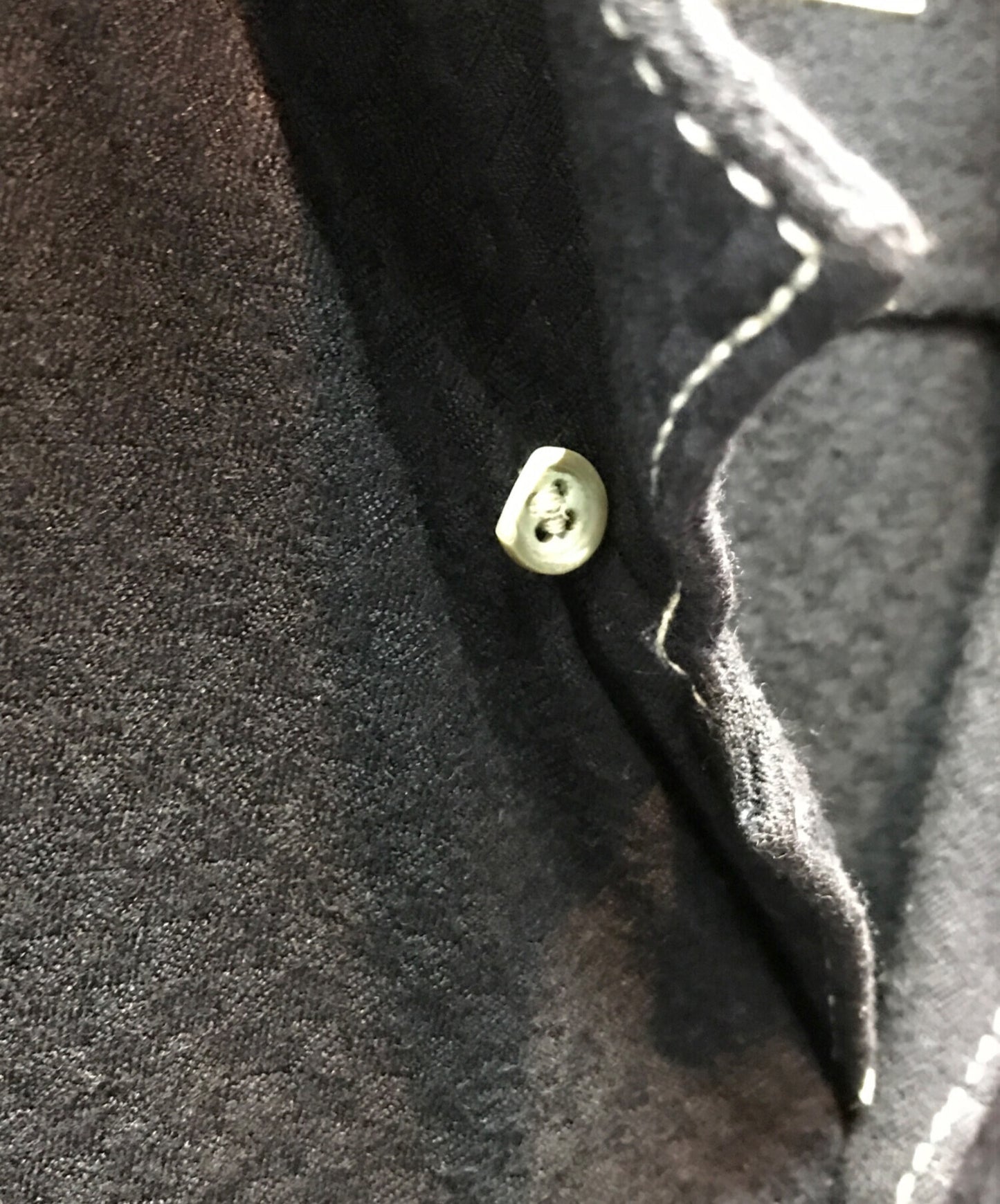 [Pre-owned] COMME des GARCONS SHIRT stitched open collar shirt S11021