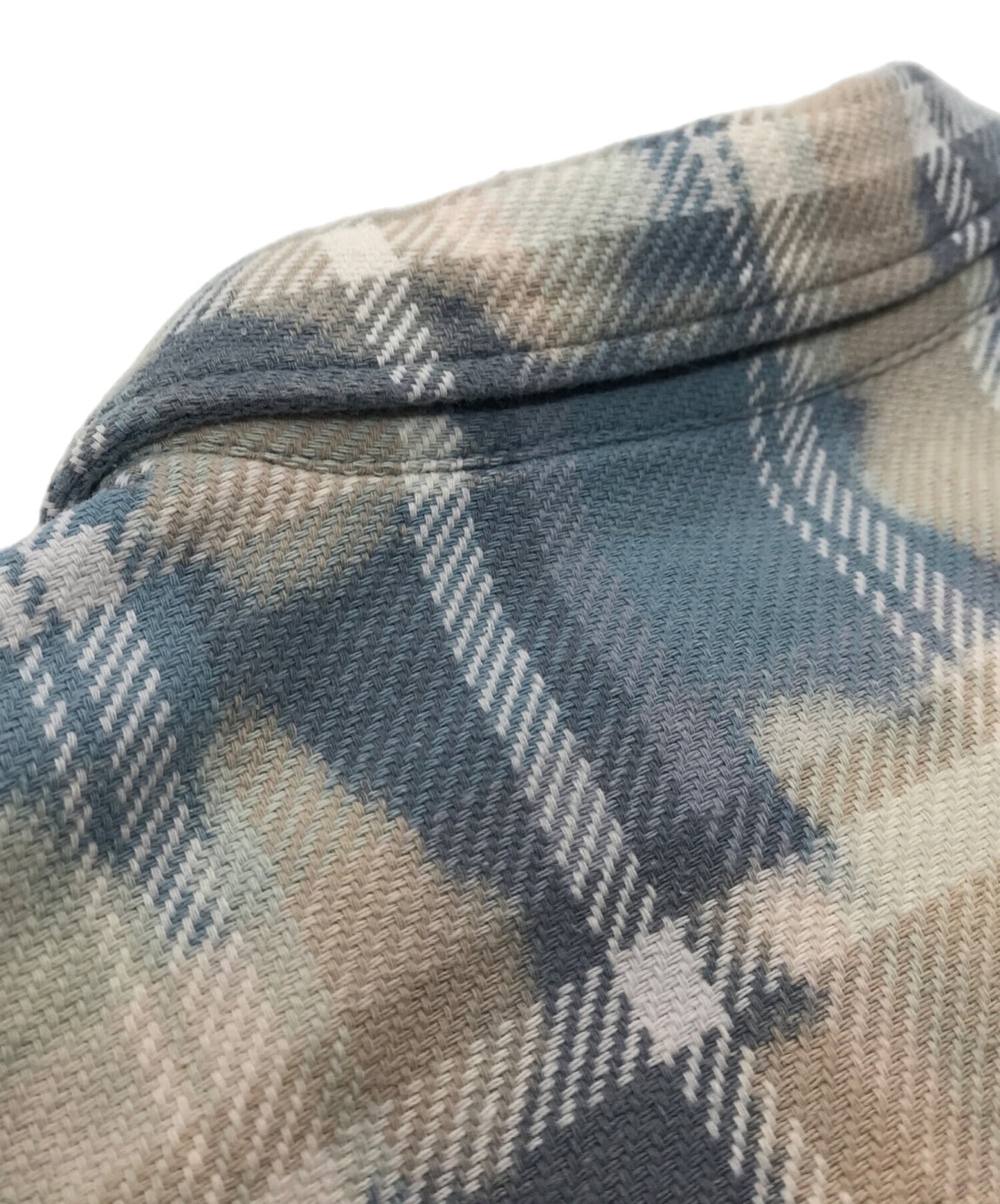 [Pre-owned] A BATHING APE BLEACHED BAPE CHECK SHIRT JACKET 001SHK301005M