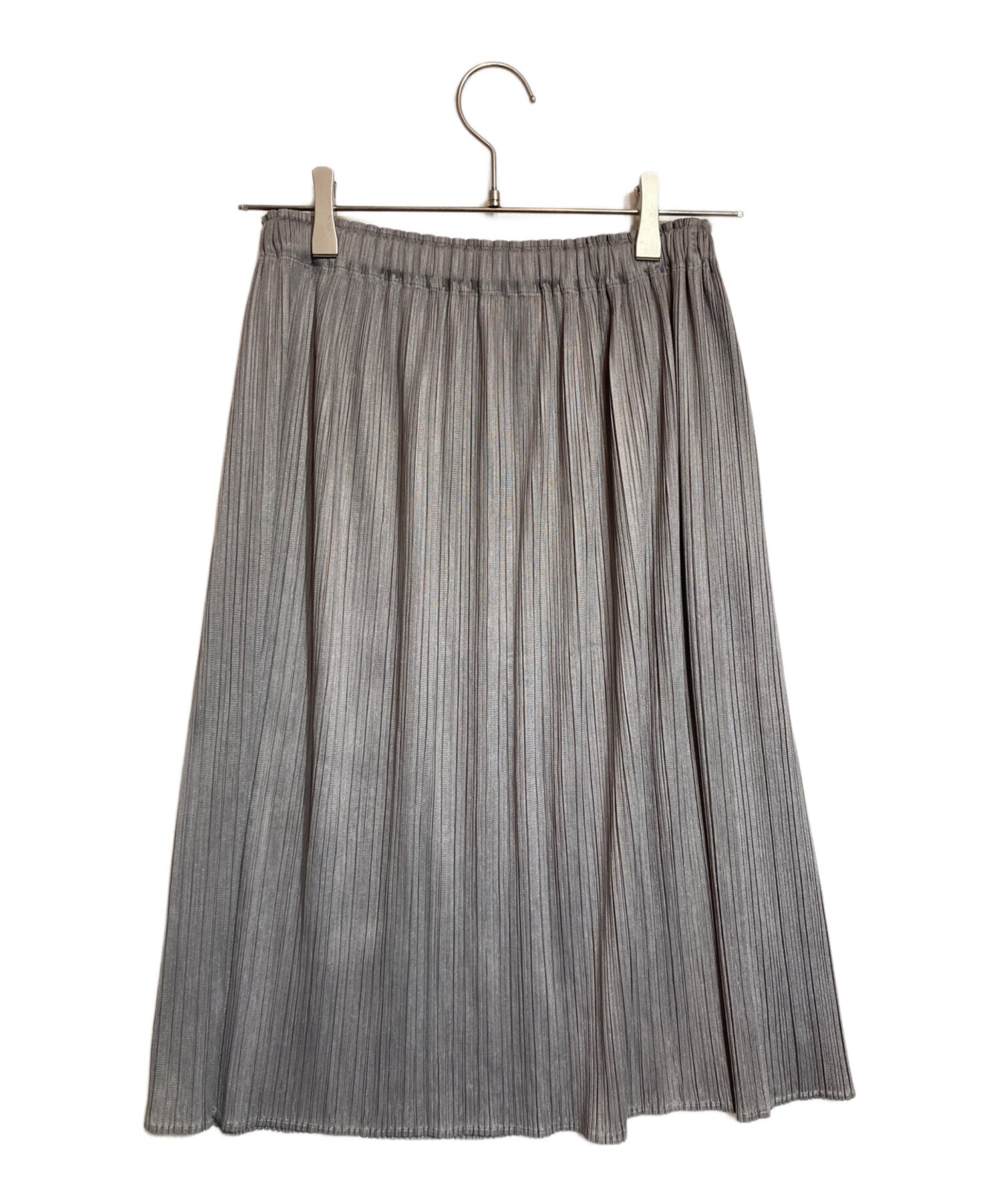 [Pre-owned] PLEATS PLEASE pleated midi-skirt PP71-JG893