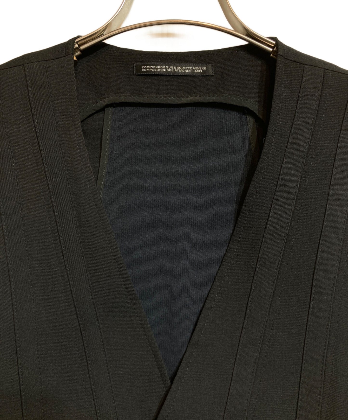 [Pre-owned] Yohji Yamamoto pour homme Knit Switching Line Design Vest HO-V14-100