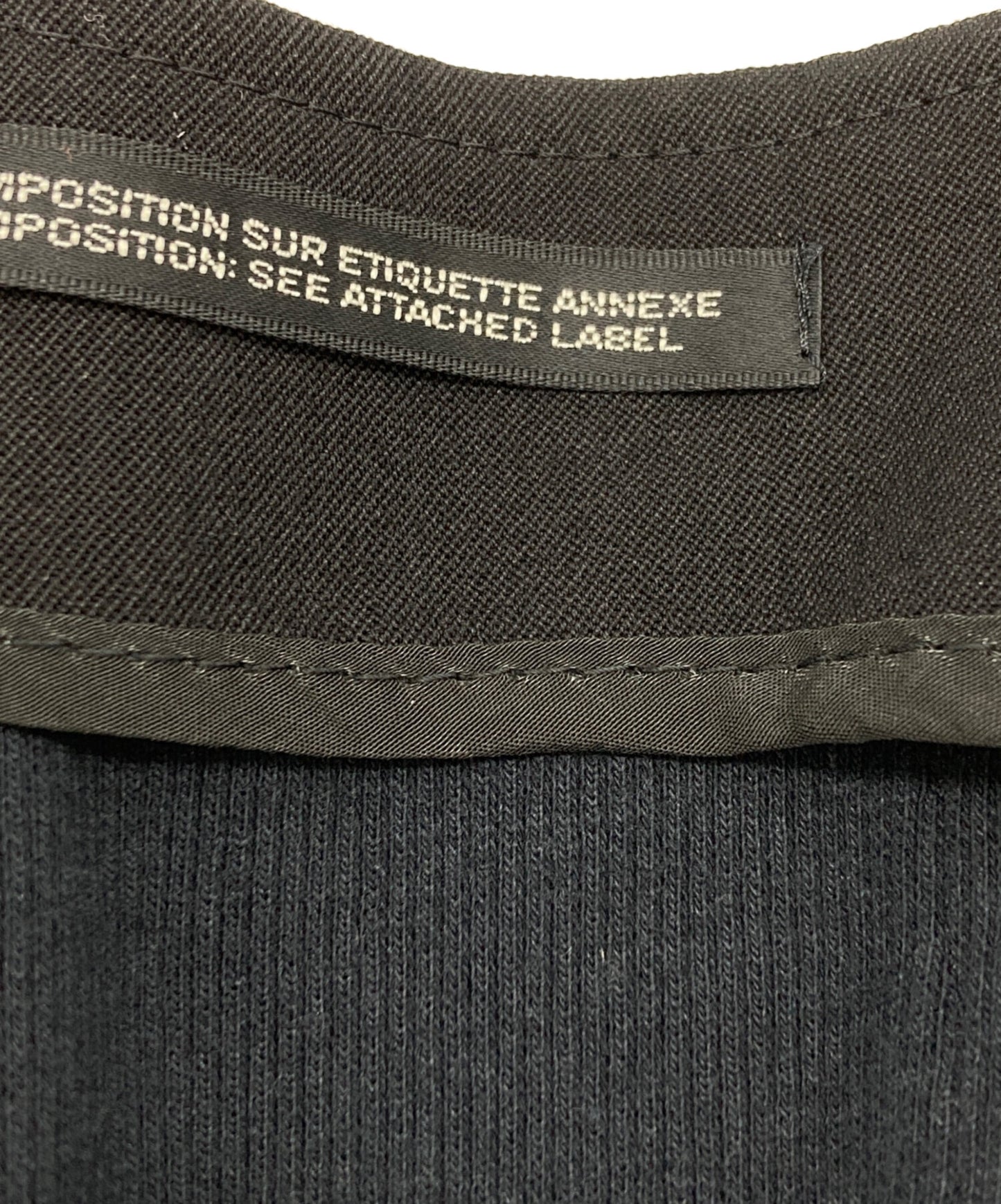 [Pre-owned] Yohji Yamamoto pour homme Knit Switching Line Design Vest HO-V14-100