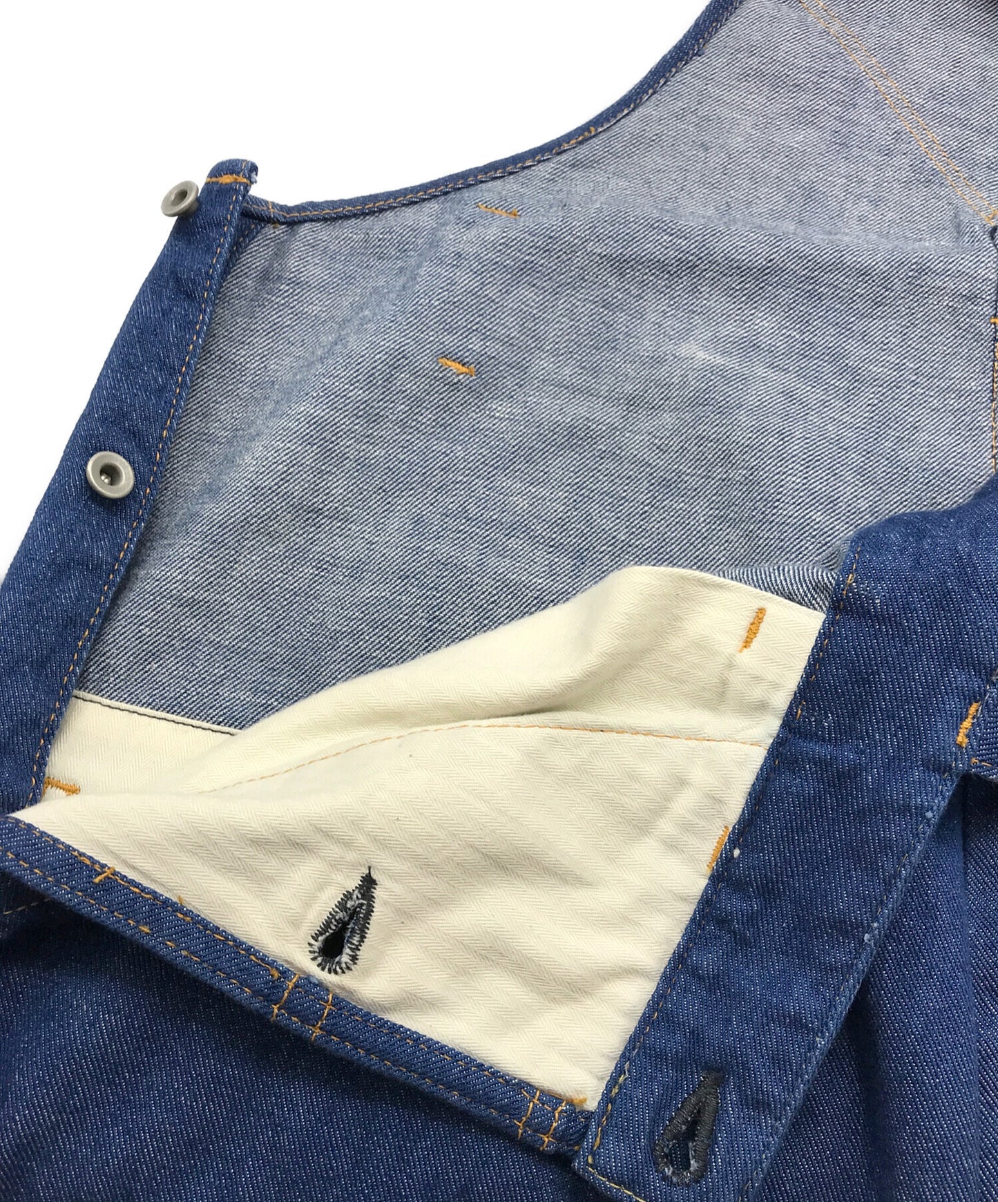 [Pre-owned] Yohji Yamamoto pour homme Denim Patch Overalls HG-P26-819